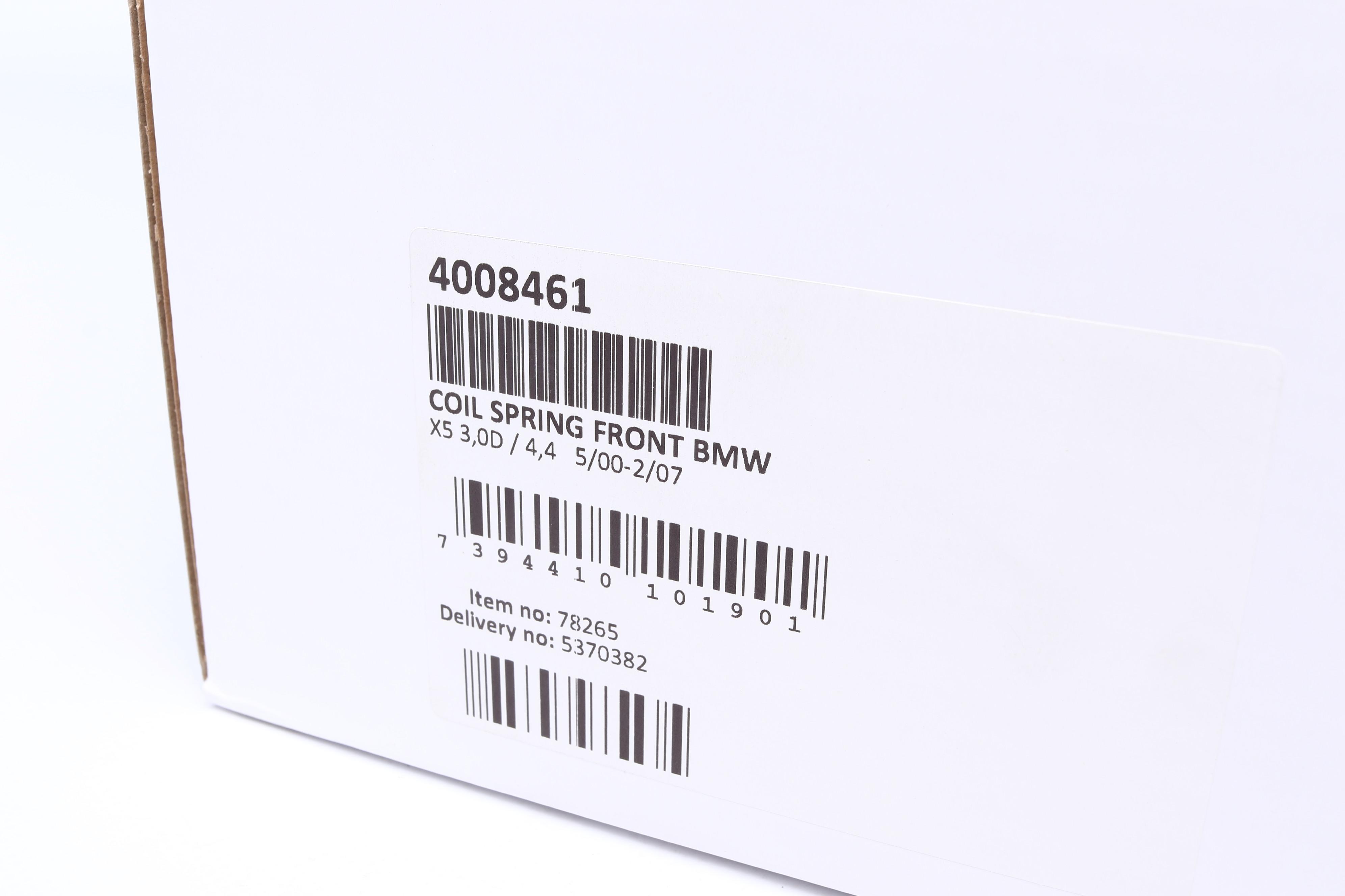 Пружина (передня) BMW X5 (E53) 3.0d/4.4i 00-06 (всюдихід) (без спорт.ход.ч.)