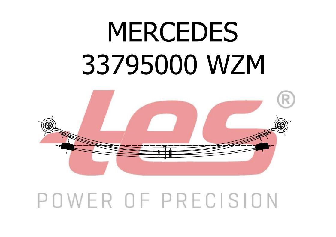 Ресора задня MB Sprinter 906/VW Crafter 06- (к-кт 3 листа, посил.) (70/740/753) 1/20+1/18+1/20