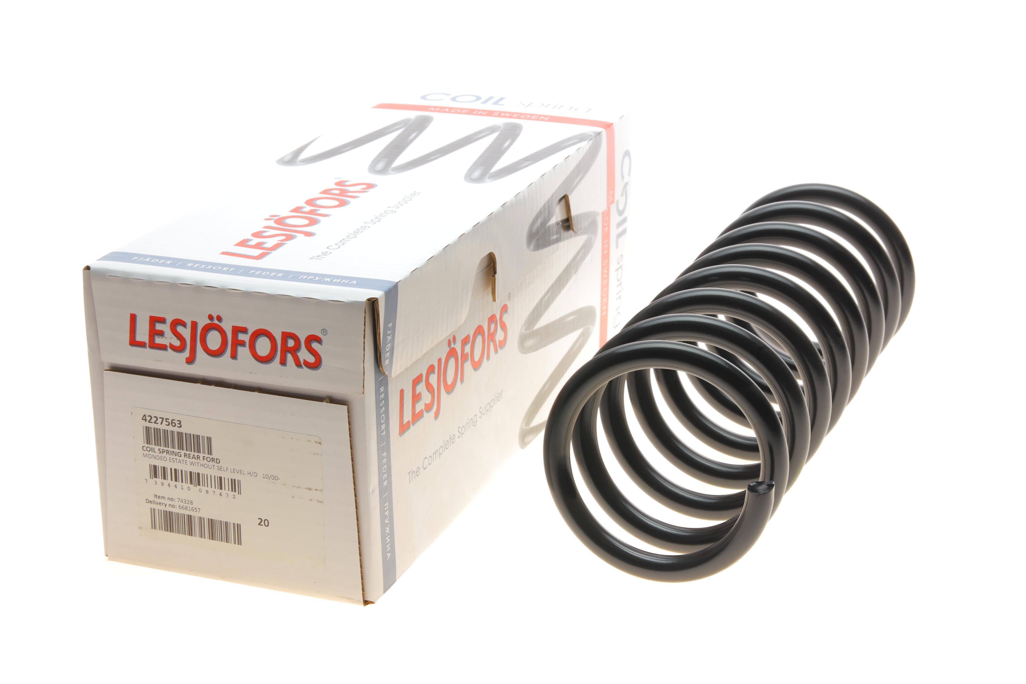 Пружина (задня) Ford Mondeo 1.8-2.0 16V/2.0-2.2TDCi/2.5-3.0 V6 00-07 (ун.)(без с-ми рег.дор.пр)(HD)