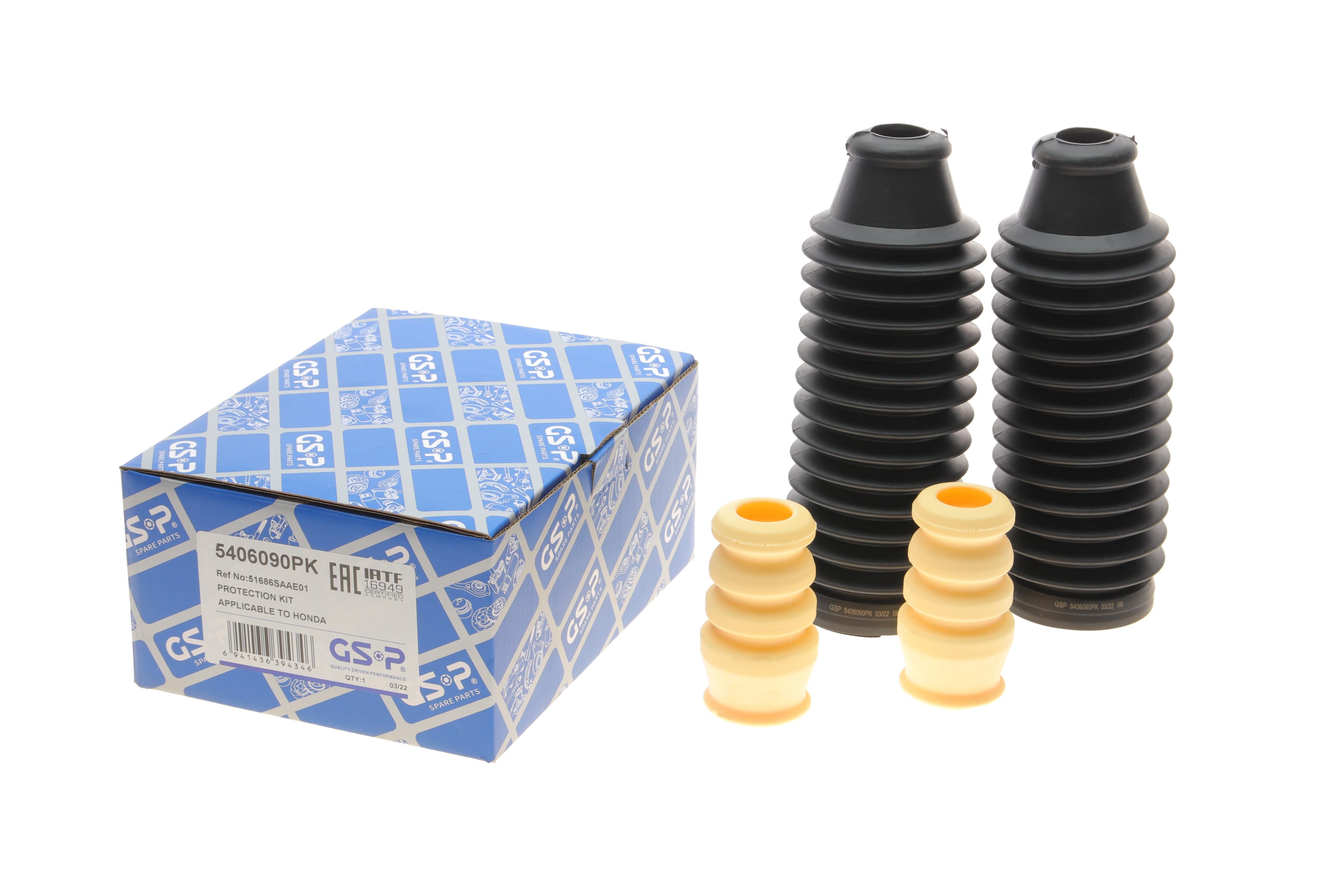 Пильник + відбійник амортизатора (переднього) Honda Jazz 02-08 (к-кт 2 шт)