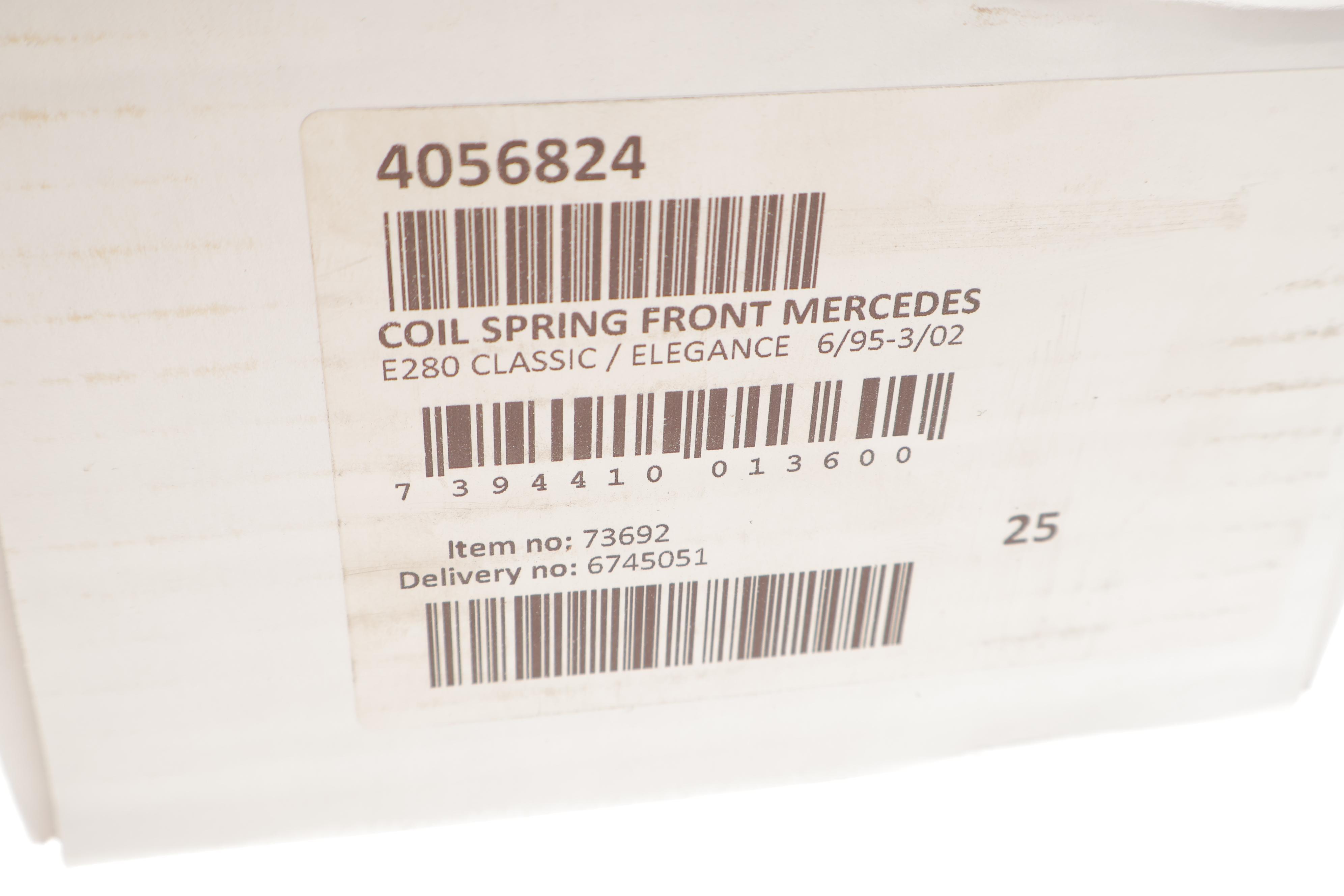 Пружина (передня) MB E-class (W210) E250D/Turbo-D/E270CDI/E280 95-02 (седан) (Classic/Elegance)