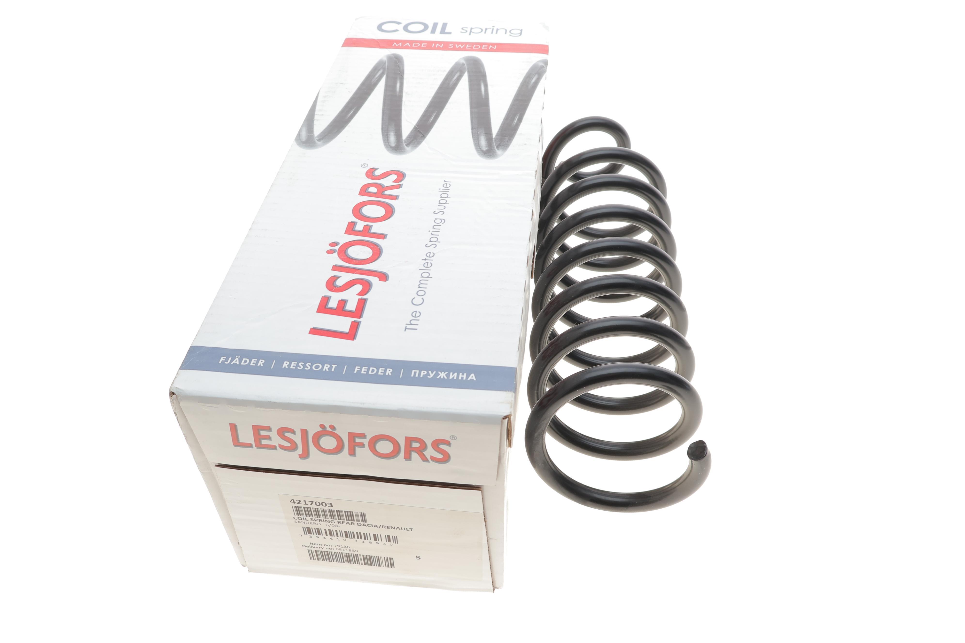 Пружина (задня) Dacia Logan 1.6 16V Flexifuel 10- (седан)/Sandero 1.2/1.4/1.5dCi/1.6 08- (накл.з.ч)