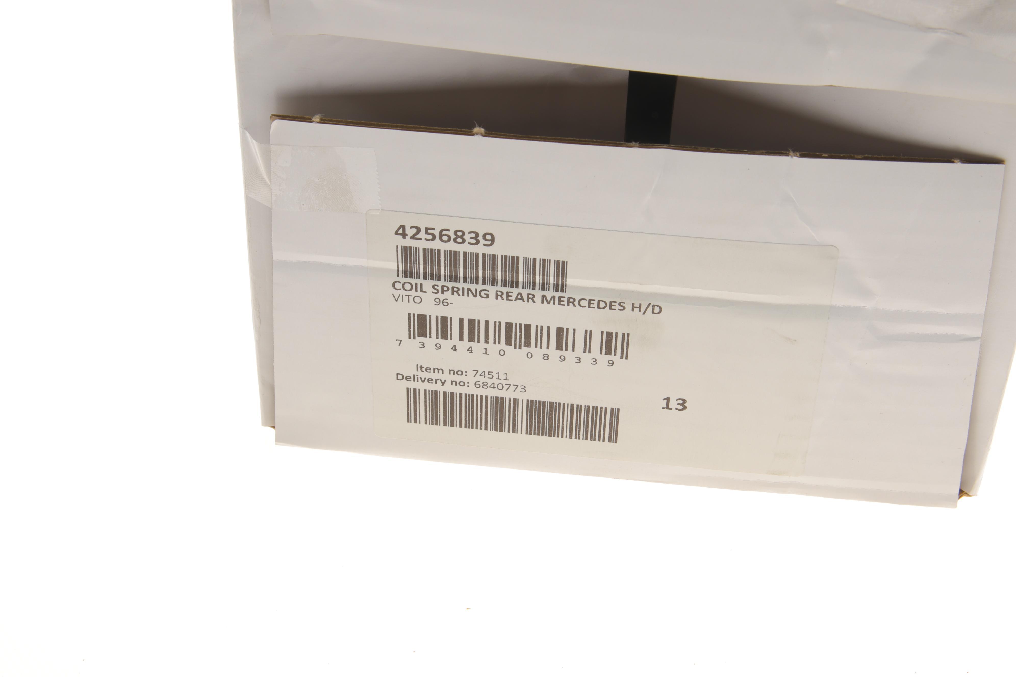 Пружина (задня) MB Vito (W638) 2.0-2.3D 96-03 (фургон/автобус) (з пост.діам.) (№ шасі від 021235-) (