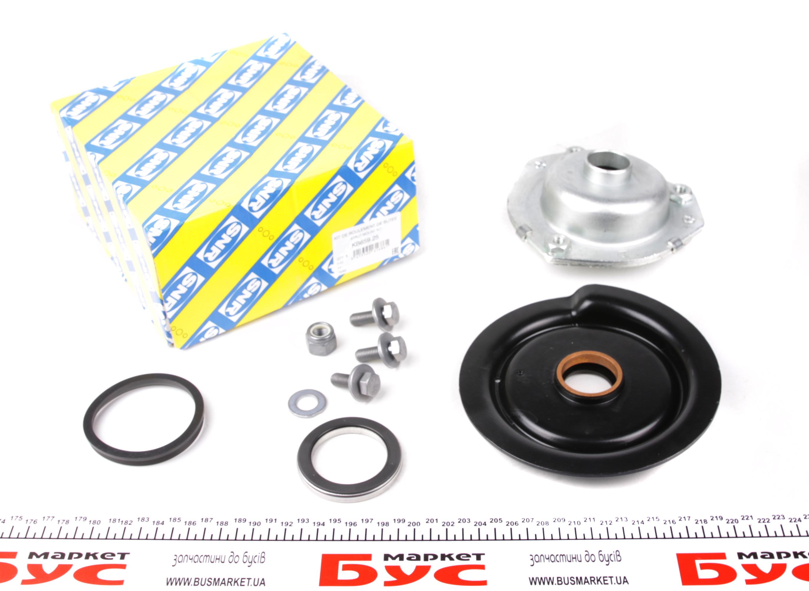 Подушка амортизатора (переднього) Citroen Jumper/Fiat Ducato/Peugeot Boxer 94-06 (+ тарілка пружини)