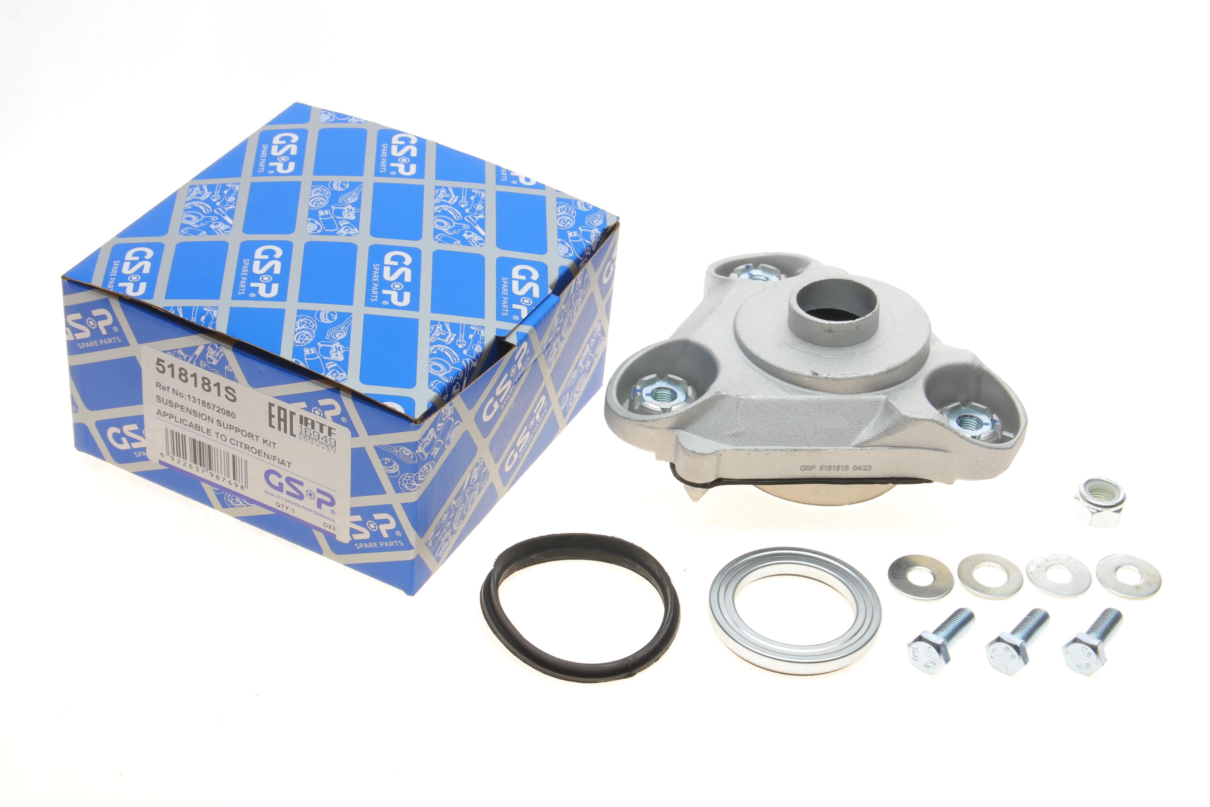 Подушка амортизатора (переднього) + підшипник Fiat Ducato 06- (L)