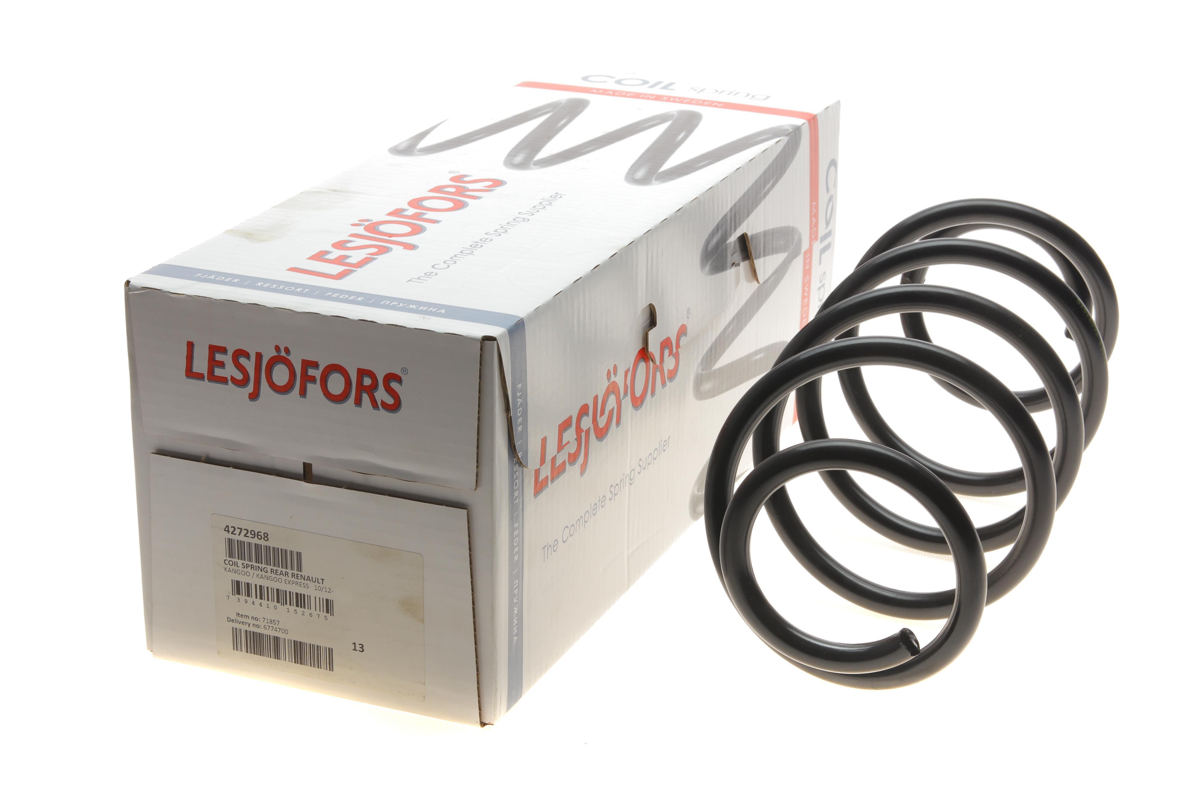 Пружина (задня) Renault Kangoo 1.5dCi/1.6 12- (вен/фургон) (оснащ.:Kangoo/Kangoo Express)