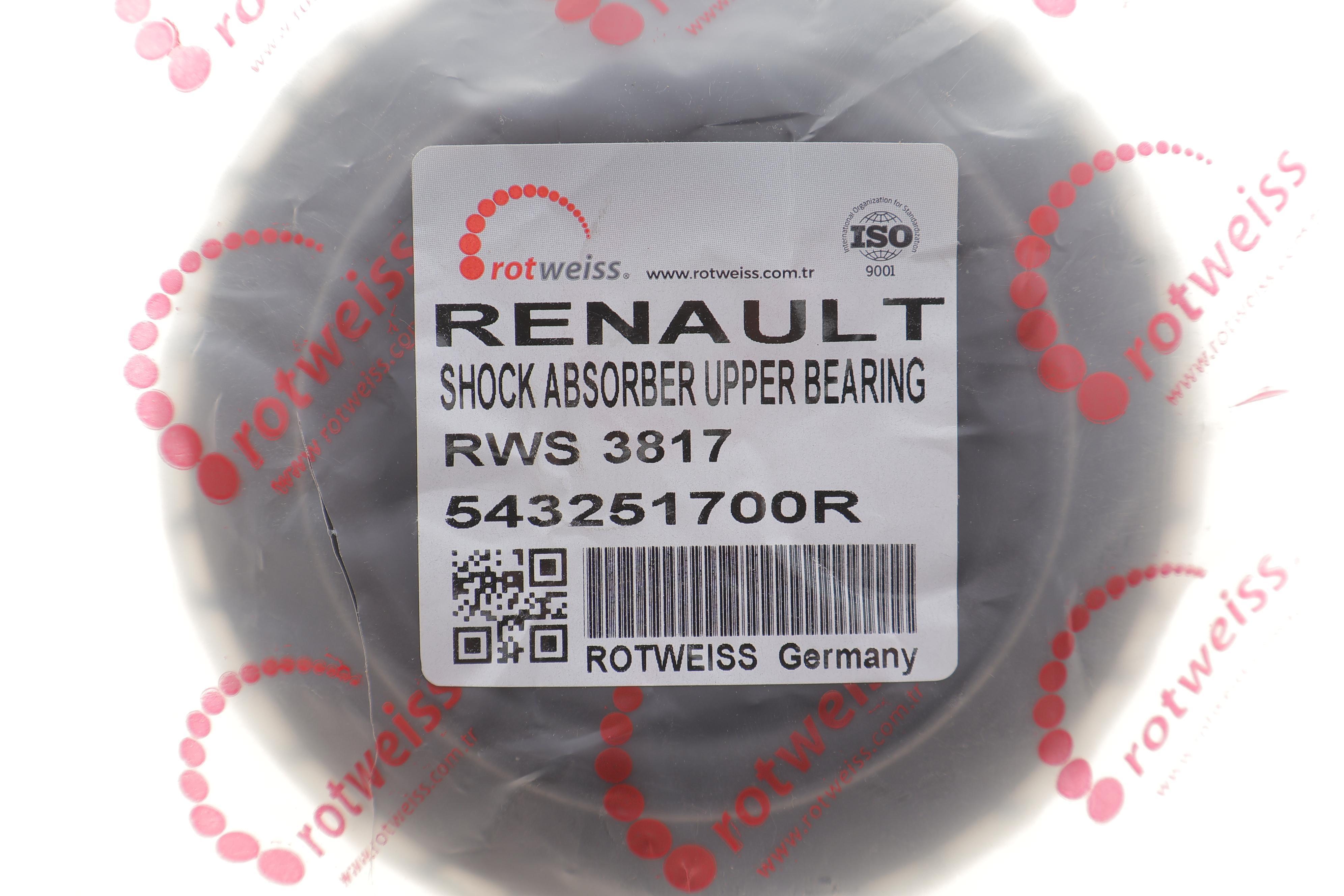 Підшипник амортизатора (переднього) опорний Renault Captur 20-