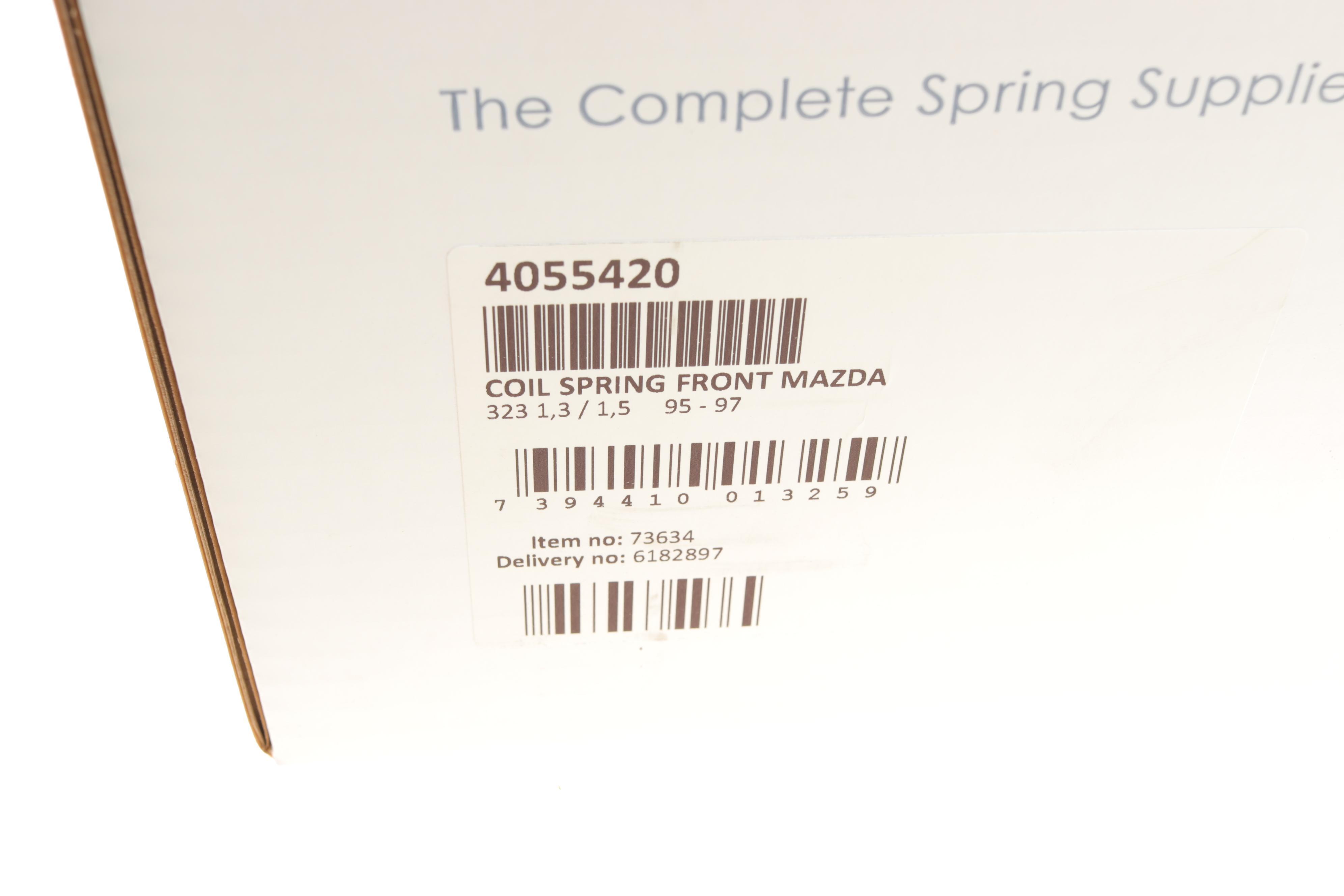 Пружина (передня) Mazda 323 1.3/1.5 16V 94-98 (нах.зад.частина/седан/купе)