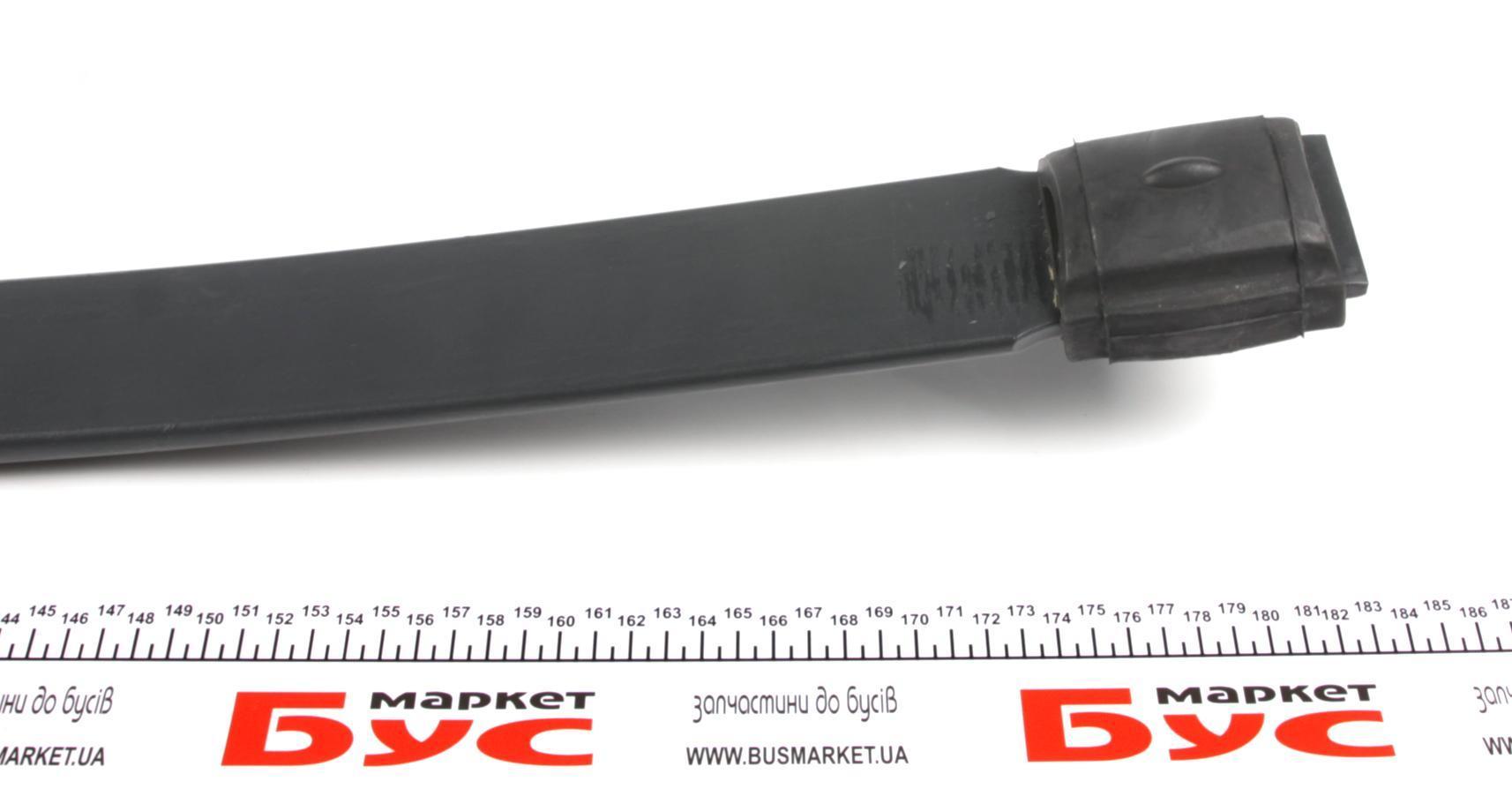 Ресора задня підкорінна MB Sprinter 408-416/VW LT 46 (70x655x665) 19mm (з гумкою)