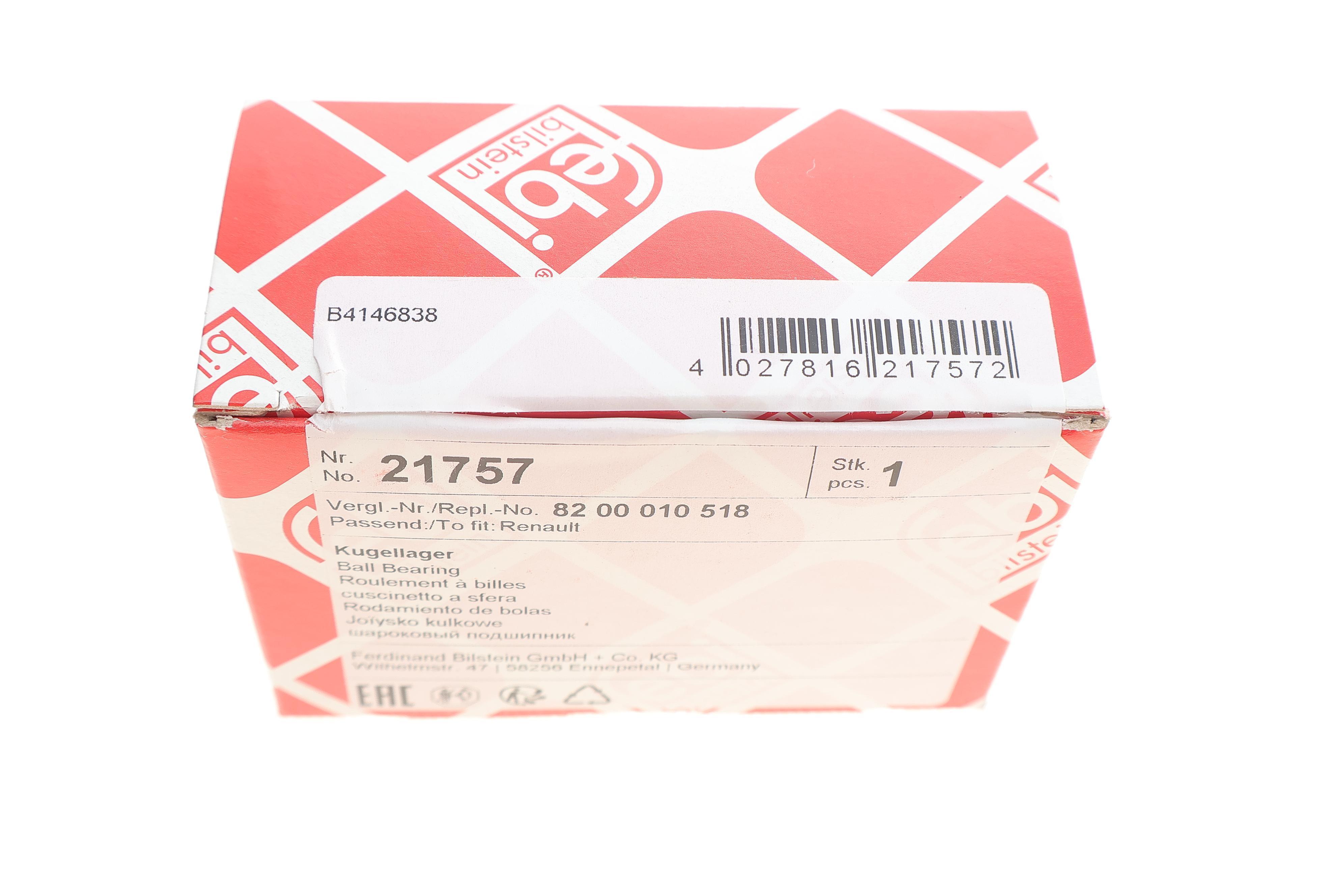 Підшипник амортизатора опорний Renault Trafic 01- (16x52x15)