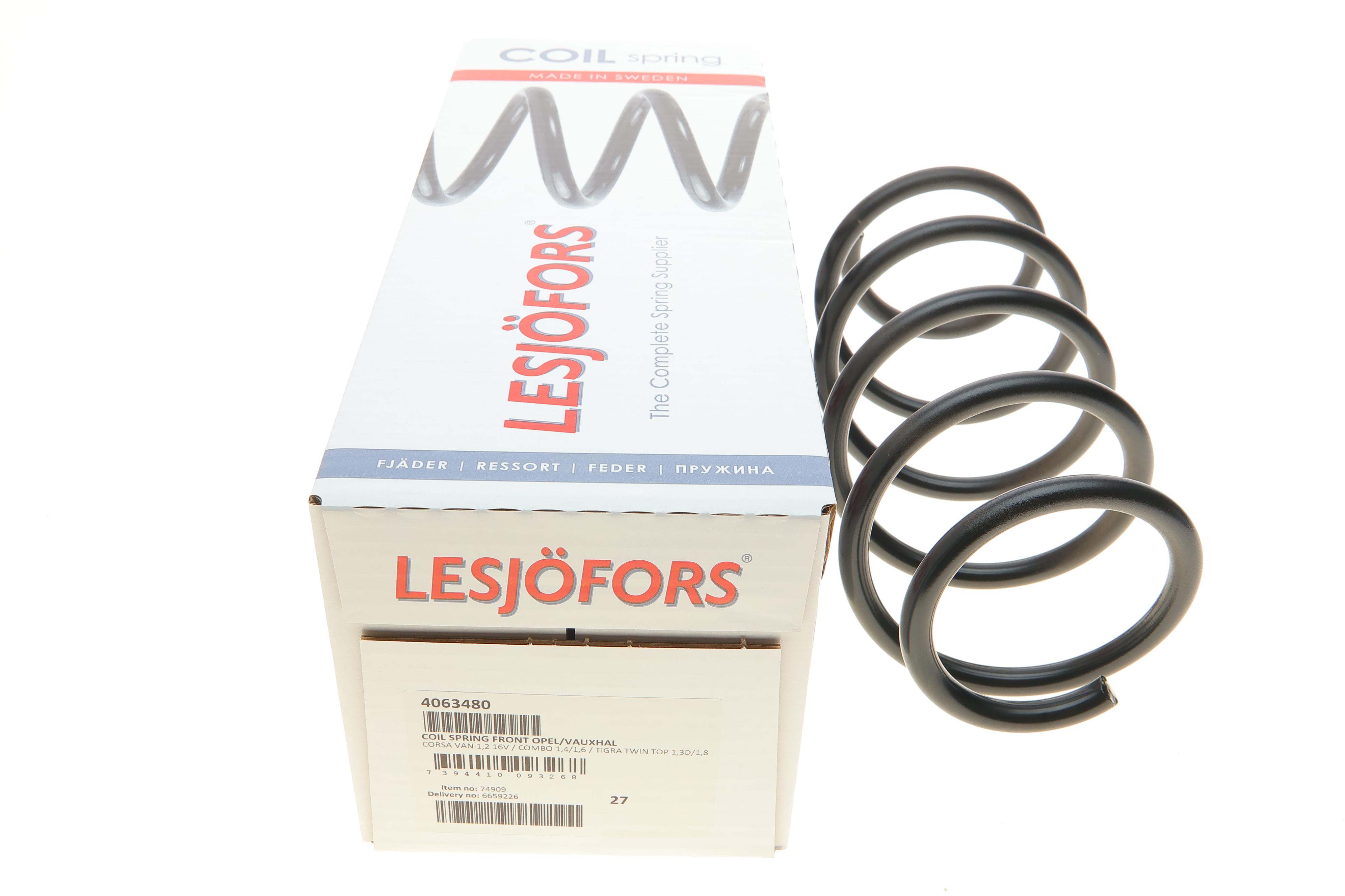 Пружина (передня) Opel Combo 1.4/1.6 04- (вэн/фургон)/Corsa C 1.2 00-06 (хетчбэк/фургон)