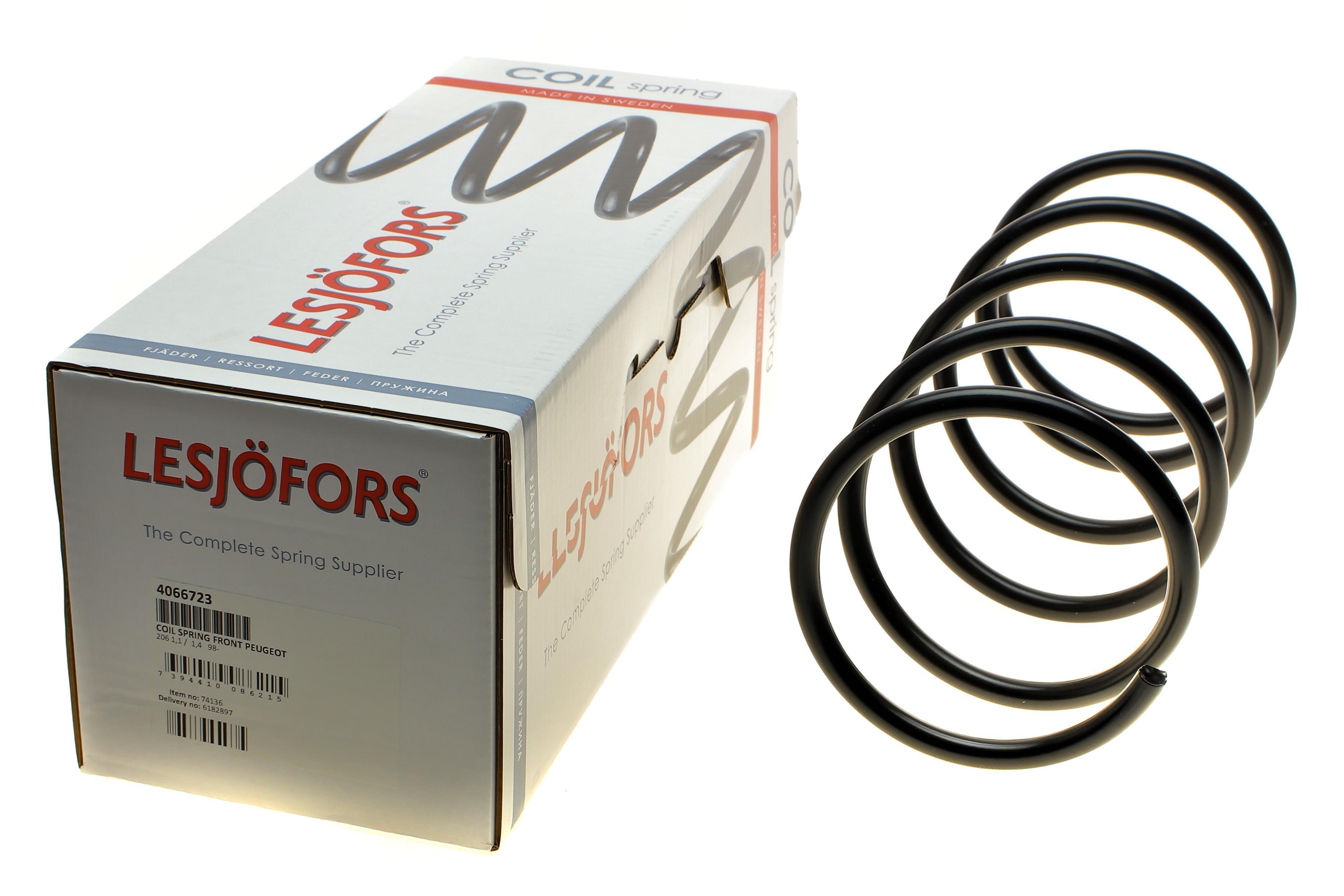 Пружина (передня) Peugeot 206 1.6 16V МКПП/1.1/1.4/1.4HDi 98-13 (універсал/накл.зад.ч.)