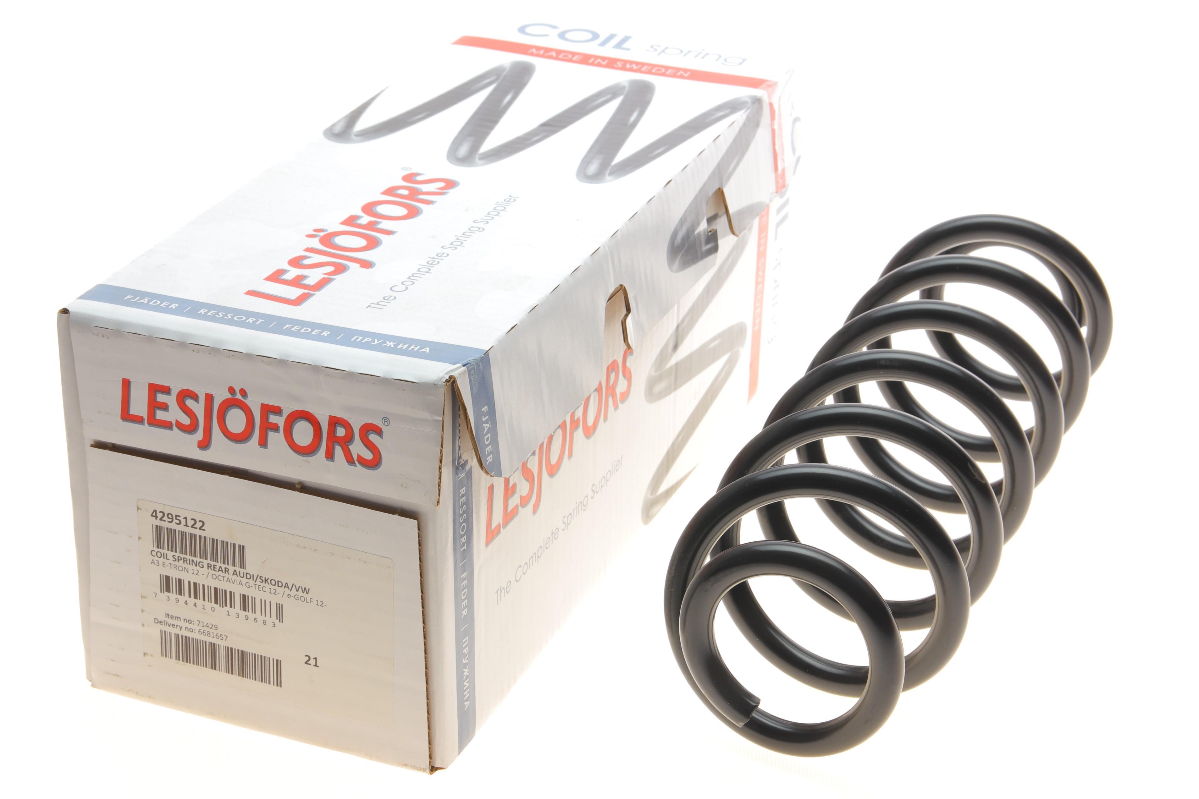 Пружина (задня) VW Golf VII e-Golf 14-21 (хетчб.)/Skoda Octavia 1.4TSI 12-17 (унив.)(без спорт.х.ч)