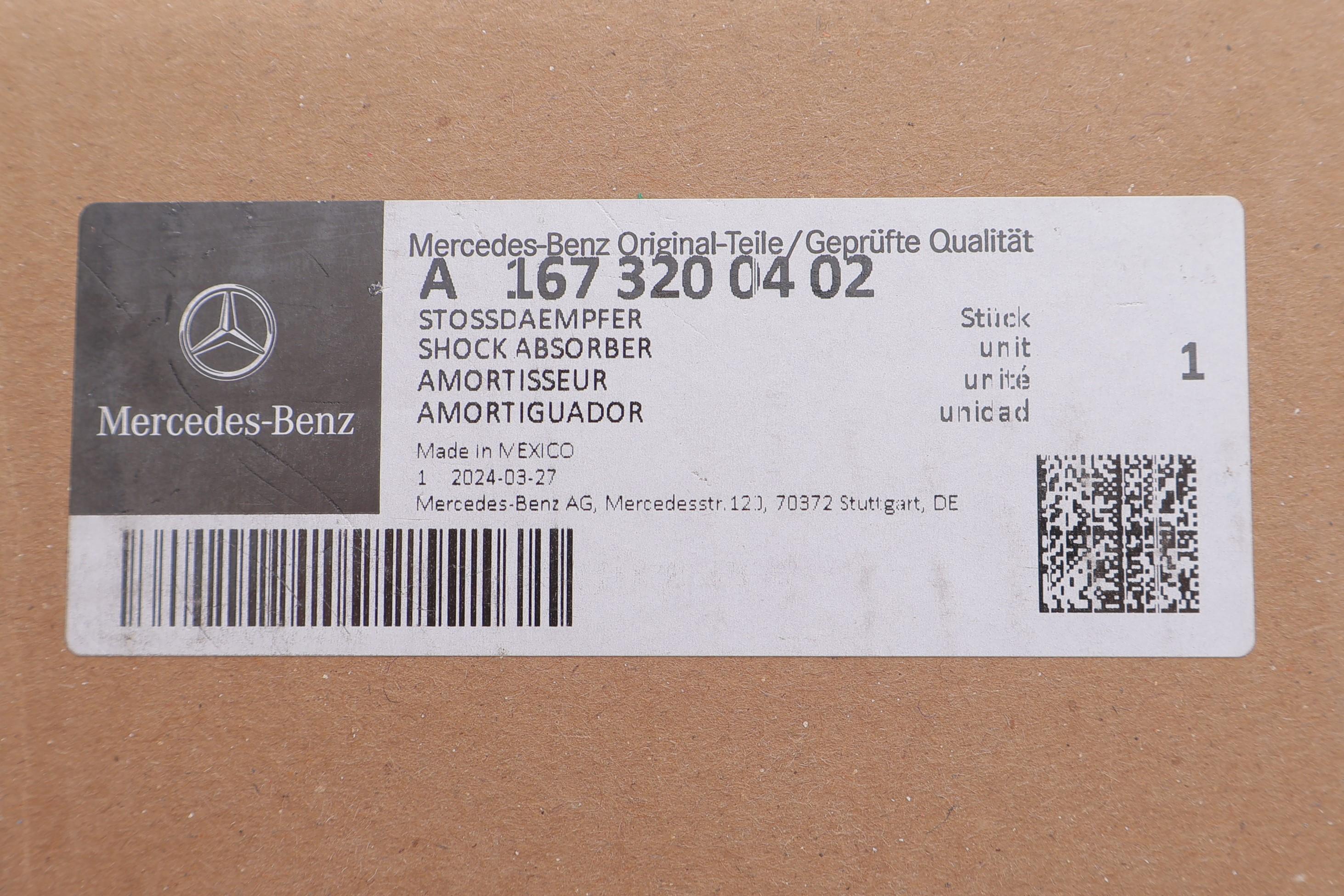 Амортизатор (задній)(R) MB GLE (X167/V167/C167) 18- (+ADS)