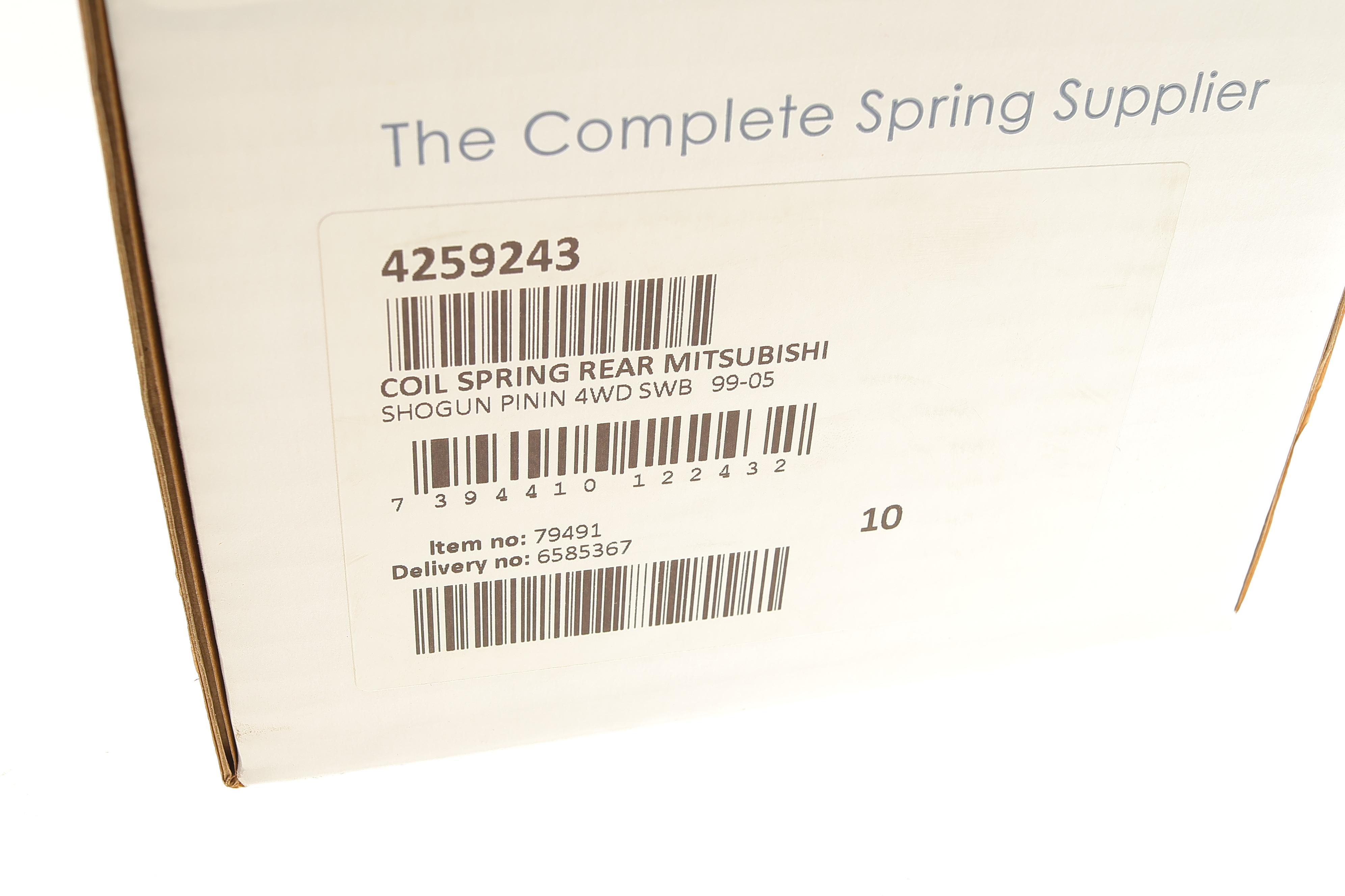 Пружина (задня) Mitsubishi Pajero Pinin 1.8/1.8GDI/2.0GDI 99-07 (всюдихід закритий)