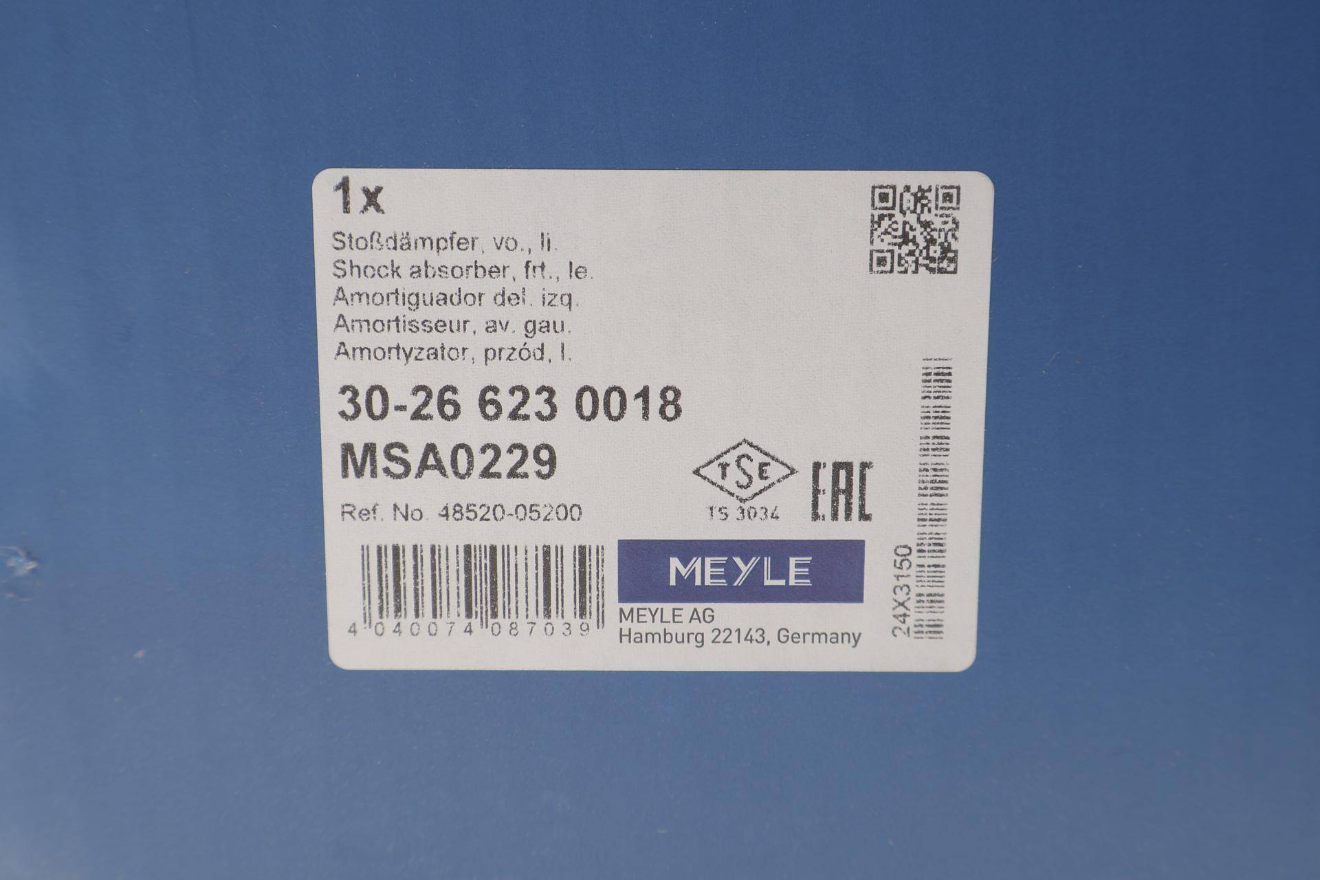 Амортизатор (передній) Toyota Avensis 03-08 (L)