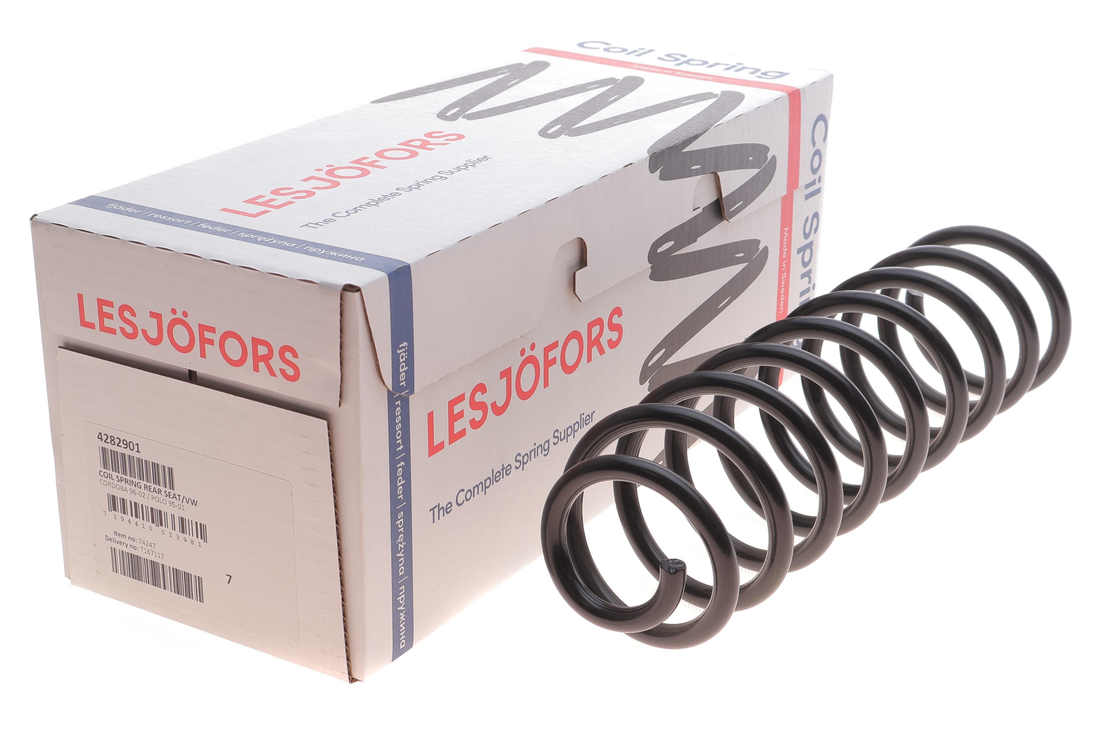 Пружина (задня) VW Polo 1.4-1.8/1.7-1.9 SDI/TDI 95-06/Seat Cordoba 1.4-2.0/1.9 SDI/TDI 93-02 (седан)