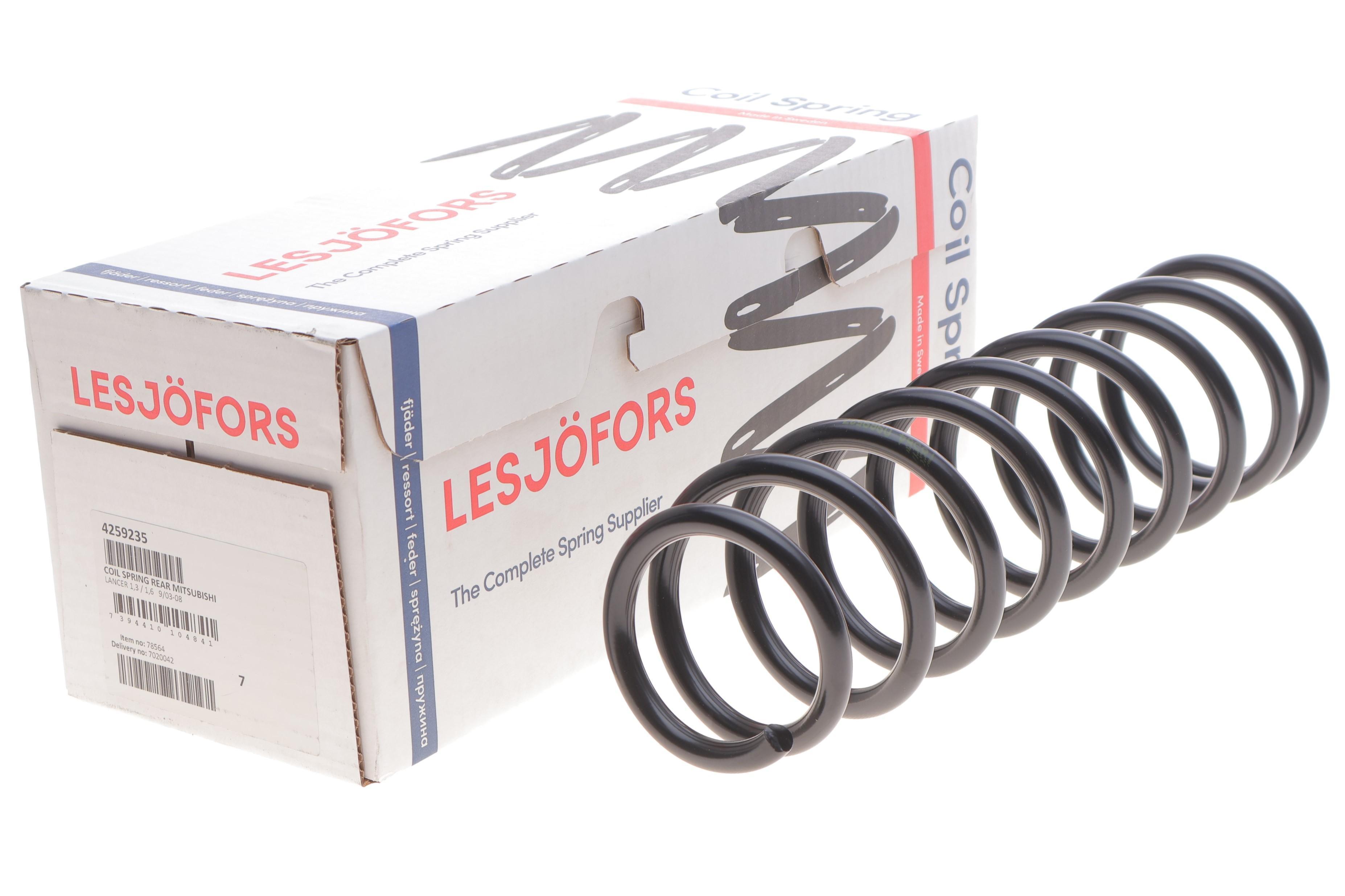 Пружина (задня) Mitsubishi Lancer VII 1.3/1.6 03-13 (седан) (без спорт.ход.части)