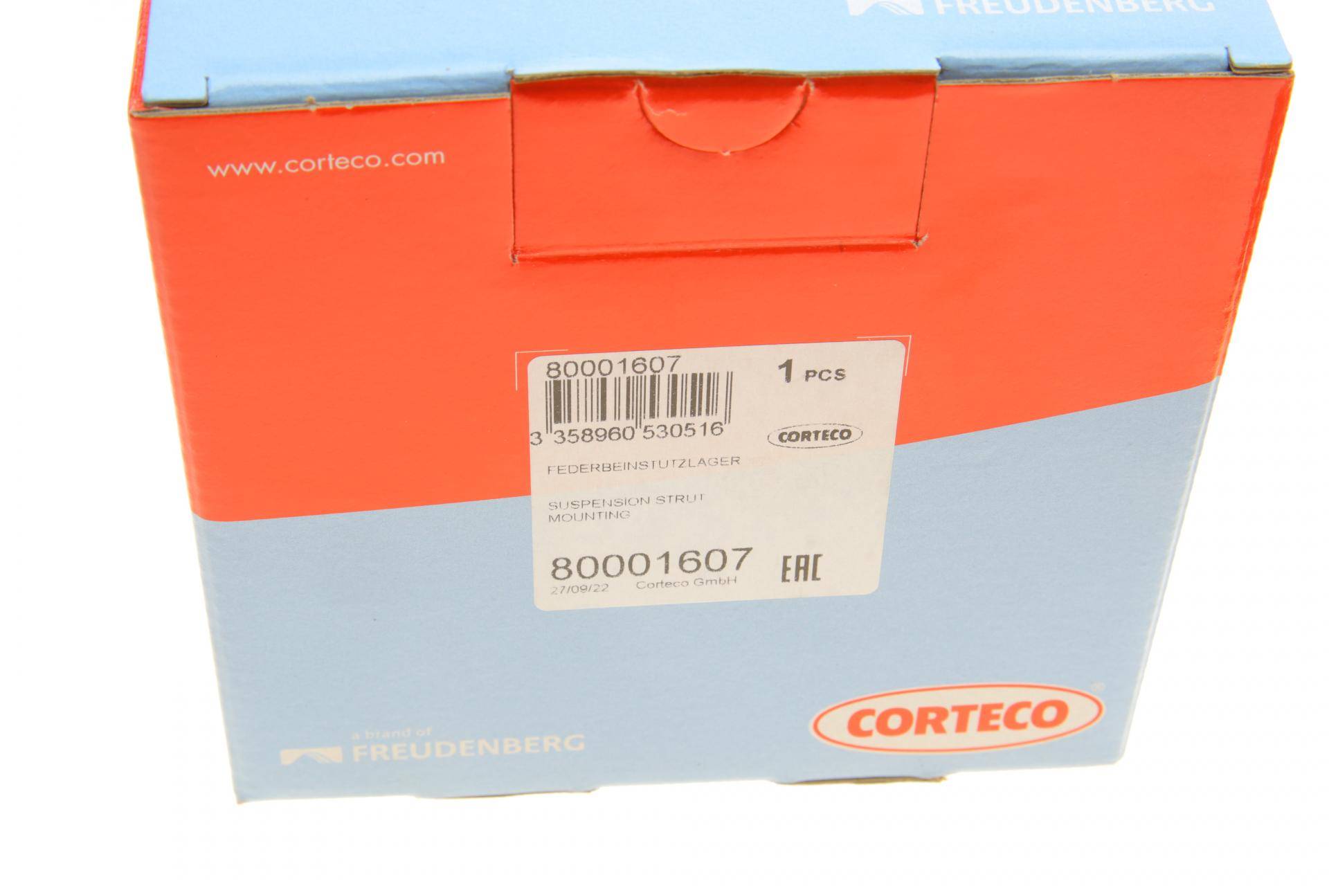 Подушка амортизатора (переднього) + підшипник Citroen Nemo 08- (L)