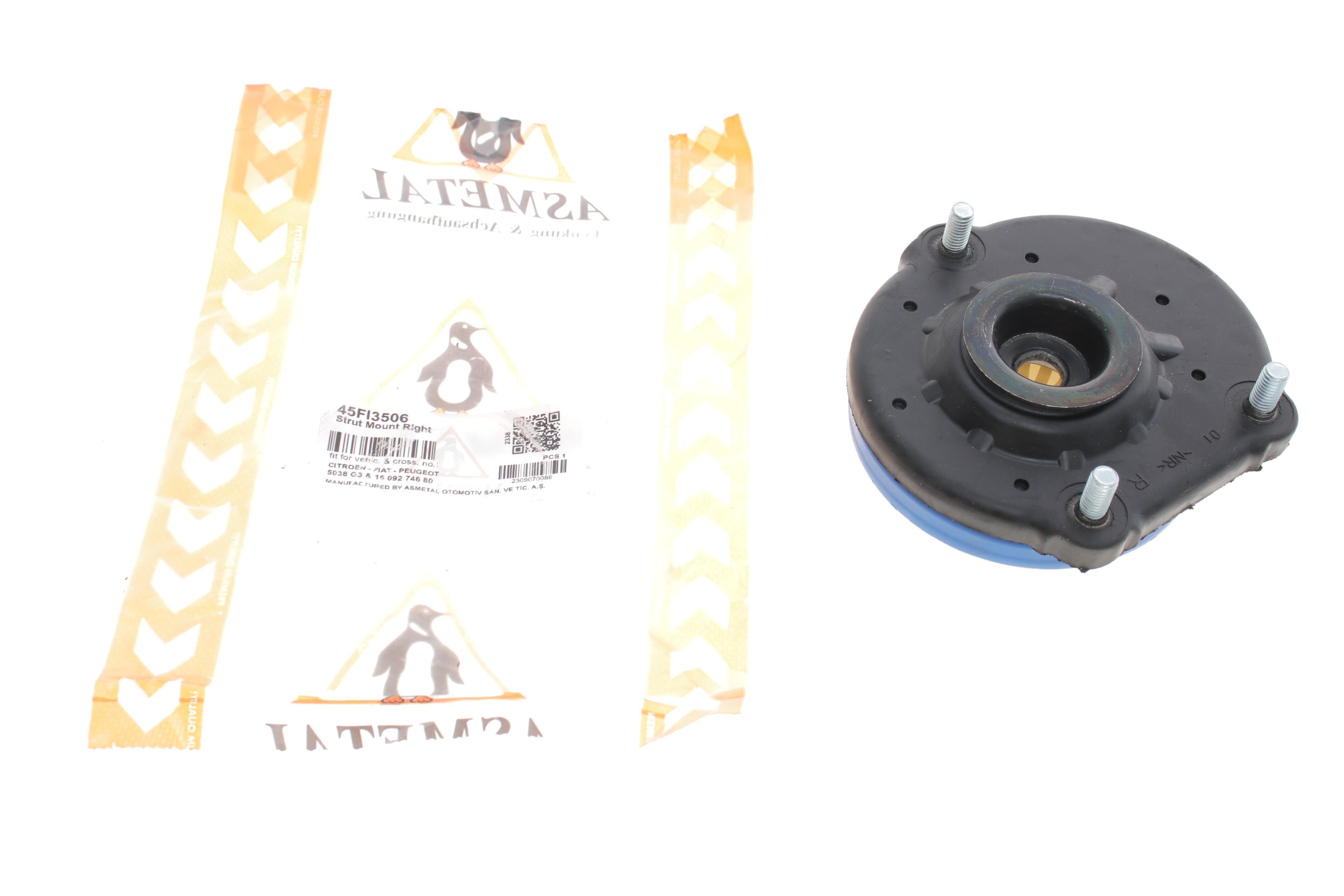 Подушка амортизатора (переднього) + підшипник Citroen Nemo 08- (R)