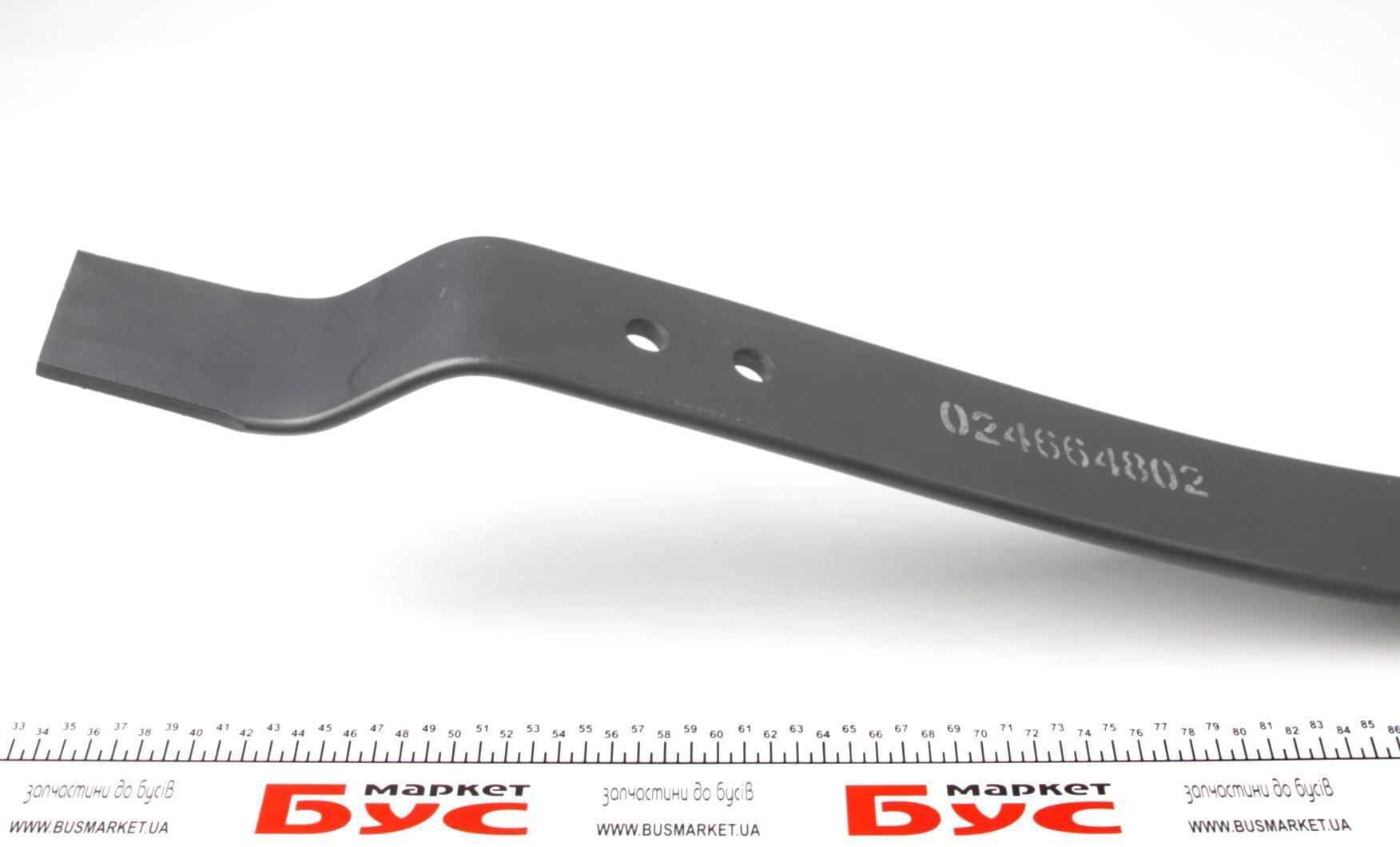 Ресора задня підкорінна MB Sprinter/VW LT (підсилювач з отвором) (70x785x775) 18mm