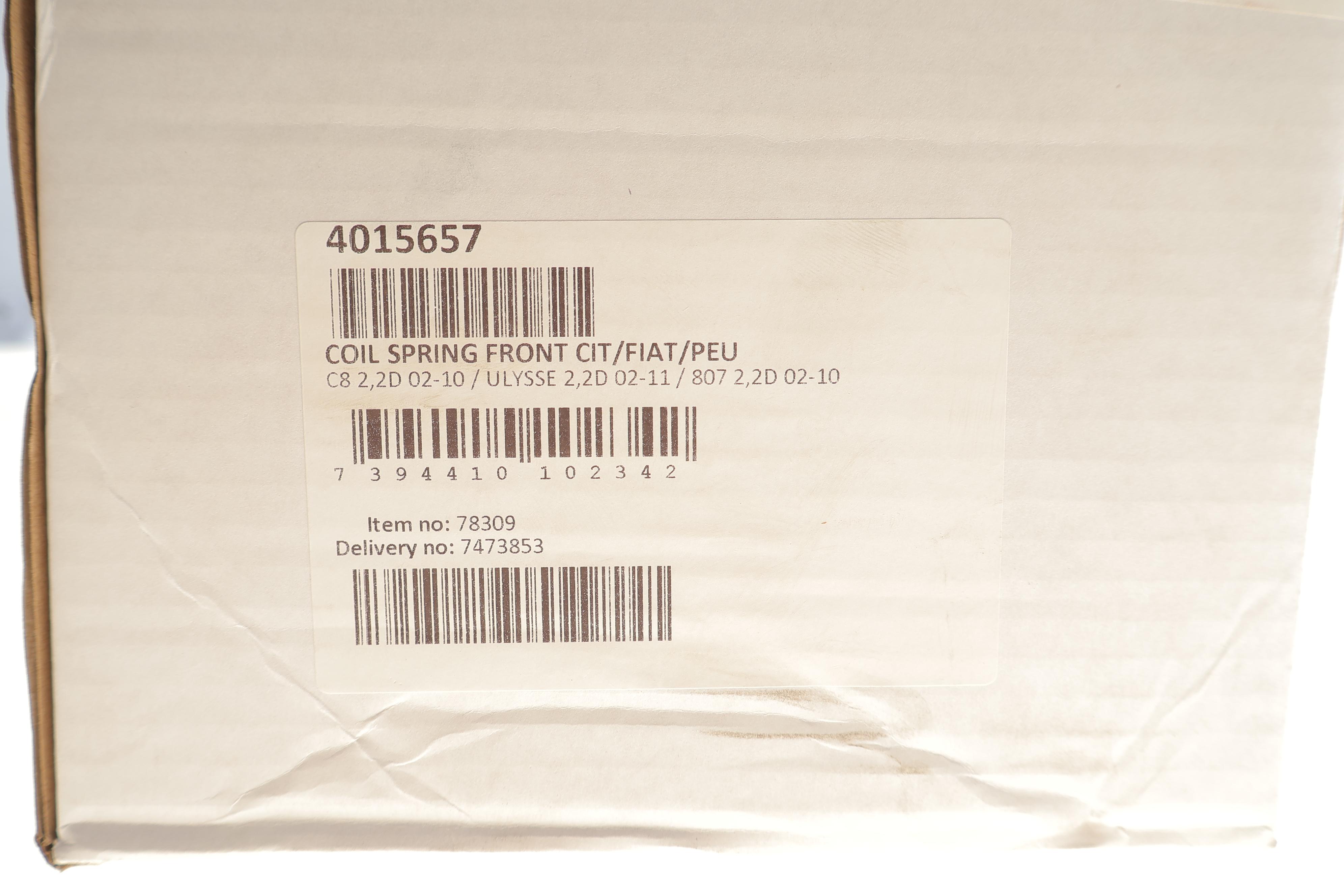 Пружина (передня) Citroen C8/Peugeot 807 2.2 HDi 02- (вен)