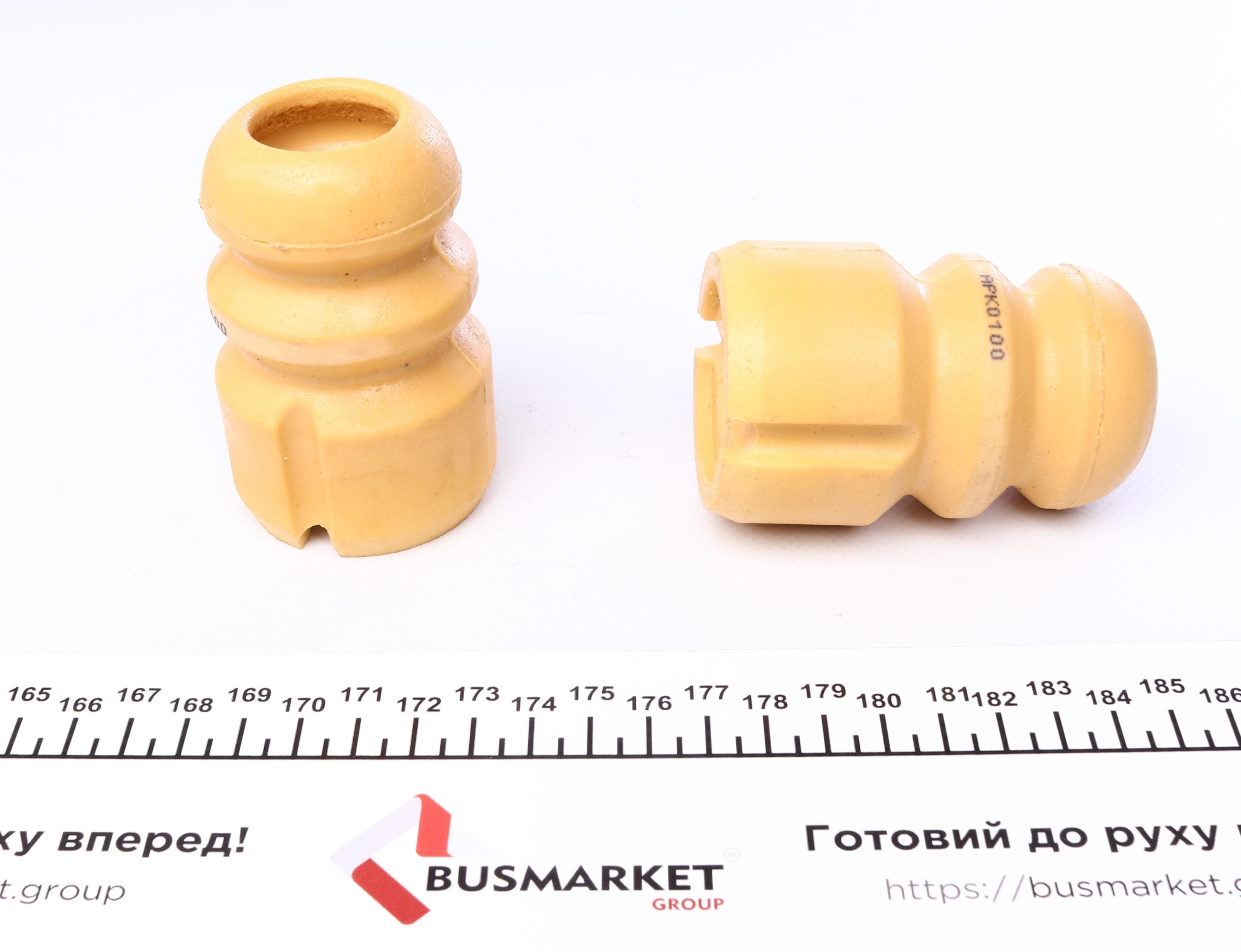 Пильник + відбійник амортизатора (переднього) Peugeot 206/605 89-04 (к-кт 2 шт.) (APK0100)