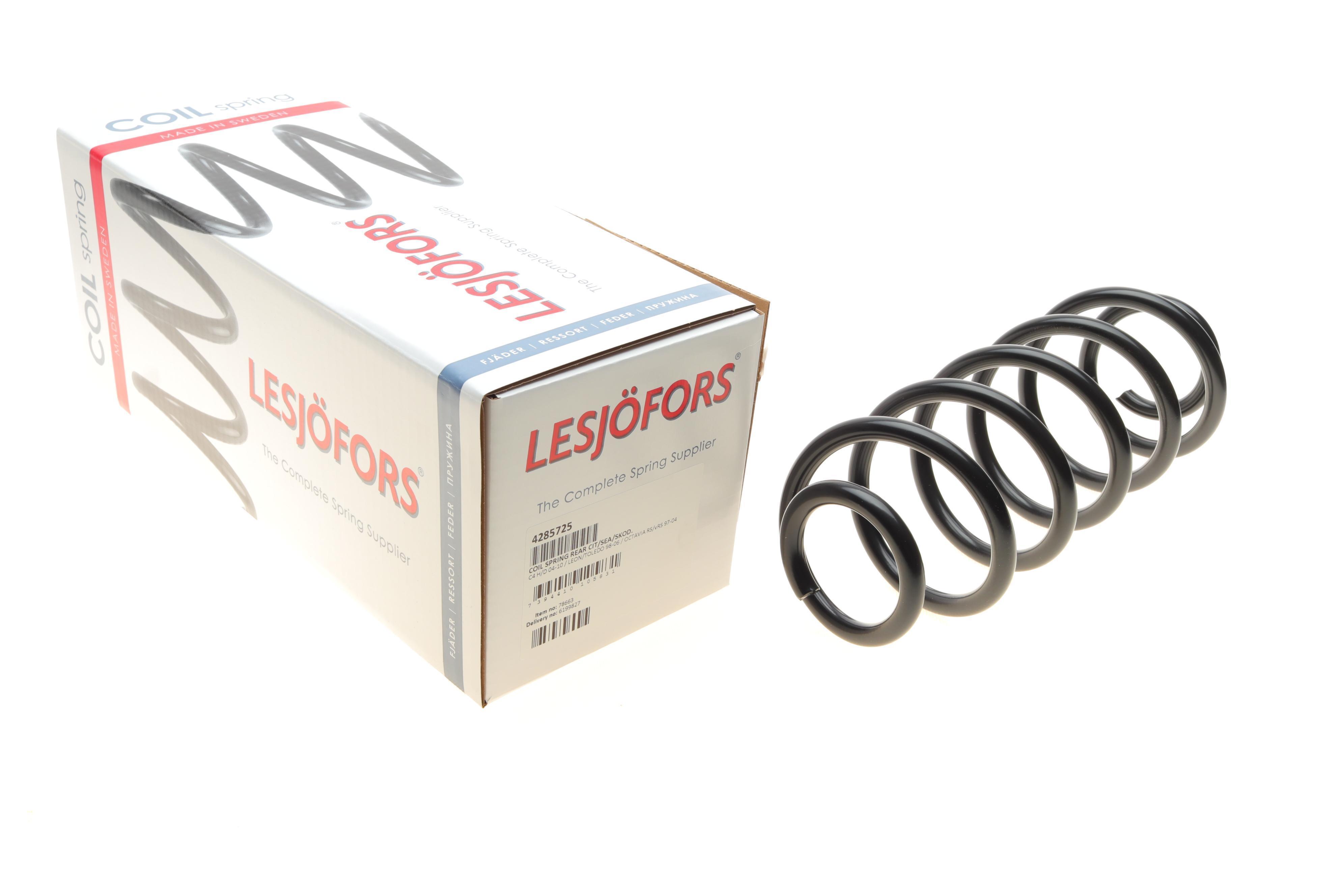 Пружина (задня) Skoda Octavia RS 1.8T 01-06/Seat Leon 1.9TDI 98-06 (накл.зад.ч)/Toledo (седан)