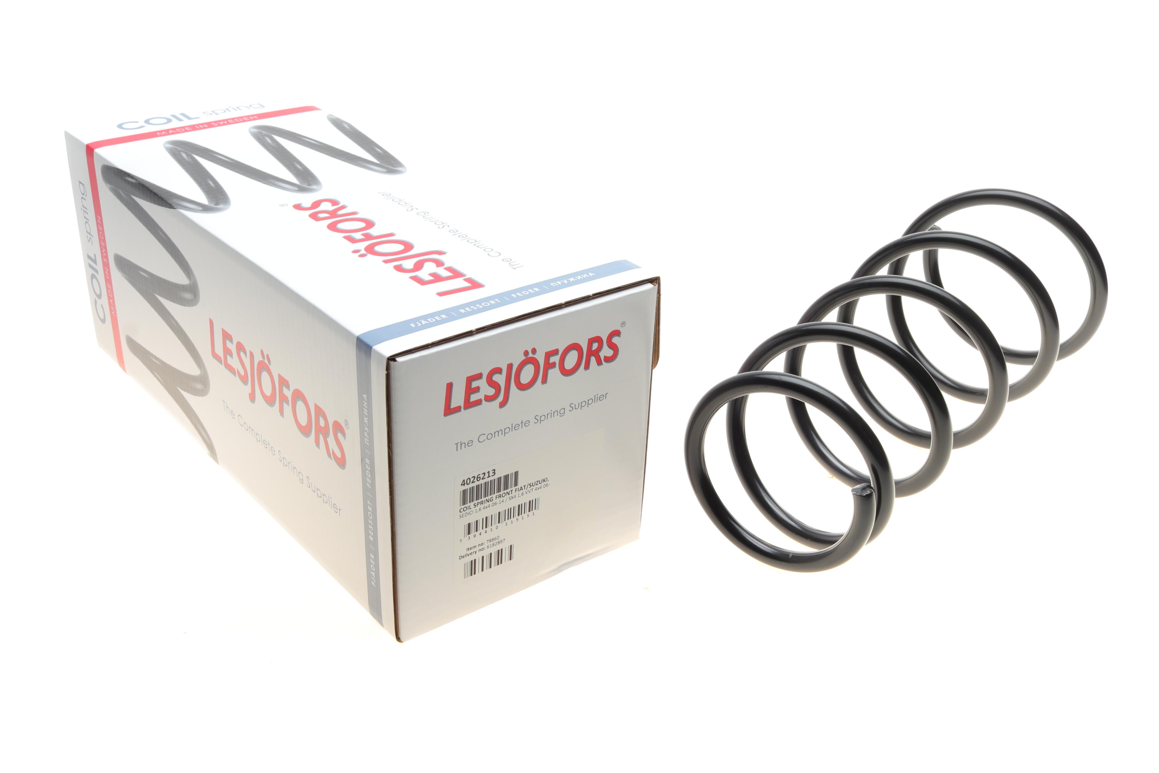 Пружина (передня) Fiat Sedici 1.6 16V 06-14 (SUV)/Suzuki SX4 1.6VVT 4х4 06- (накл.зад.ч.)