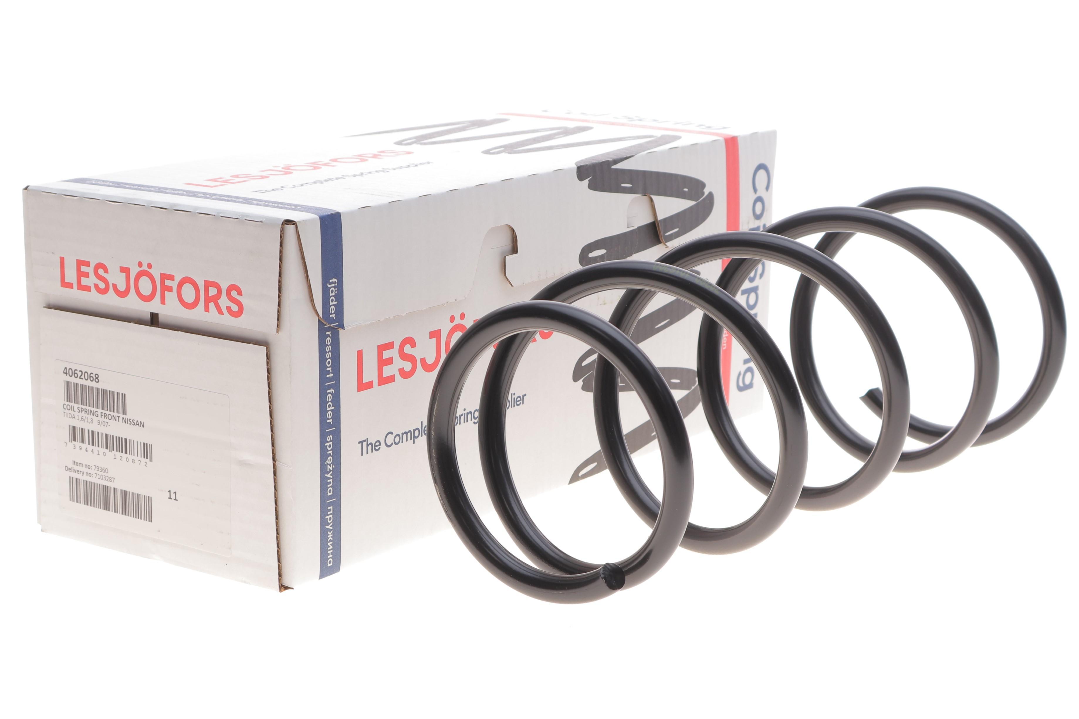 Пружина (передня) Nissan Tiida 1.6/1.8 07-12 (седан/нах.зад.частина)