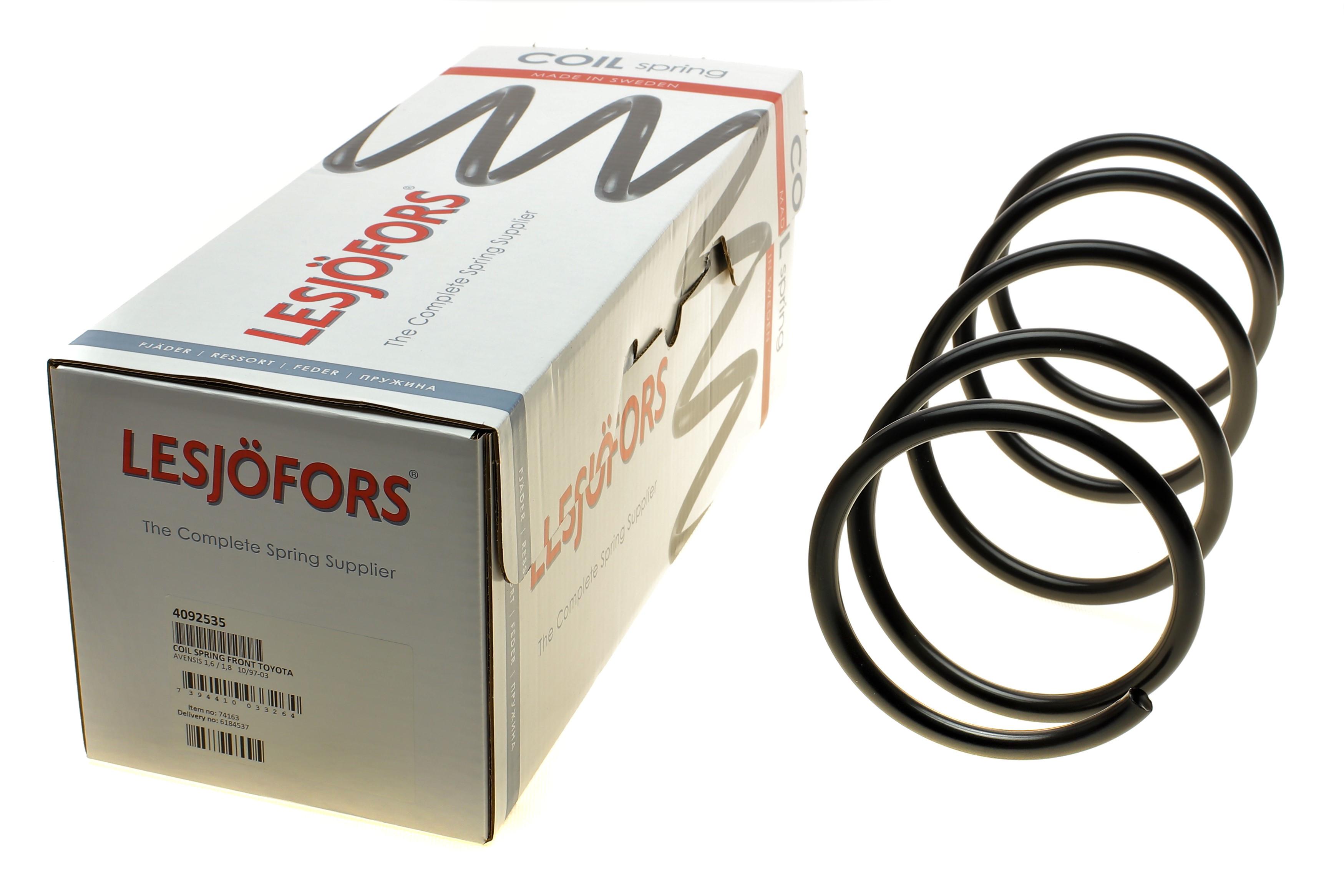 Пружина (передня) Toyota Avensis 1.6i/VVT-i/1.8i/VVT-i 97-03 (накл.зад.частина/седан/універсал)