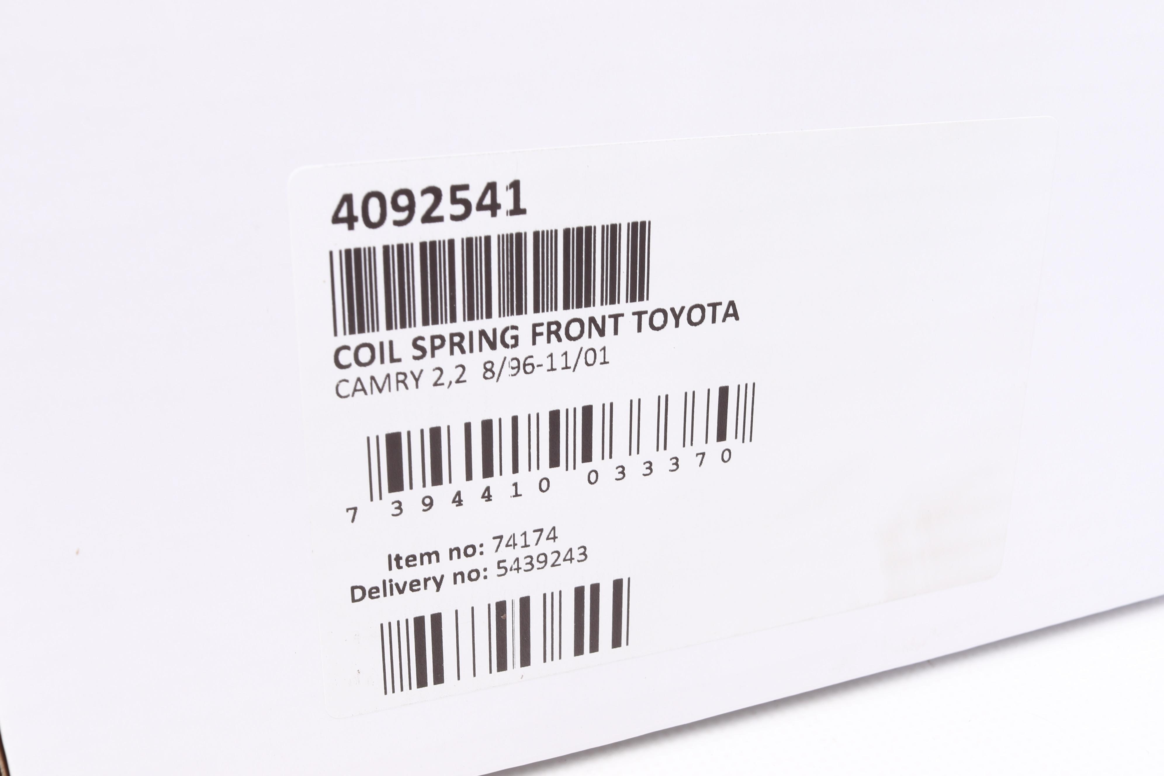 Пружина (передня) Toyota Camry V2 2.2 96-02 (седан)