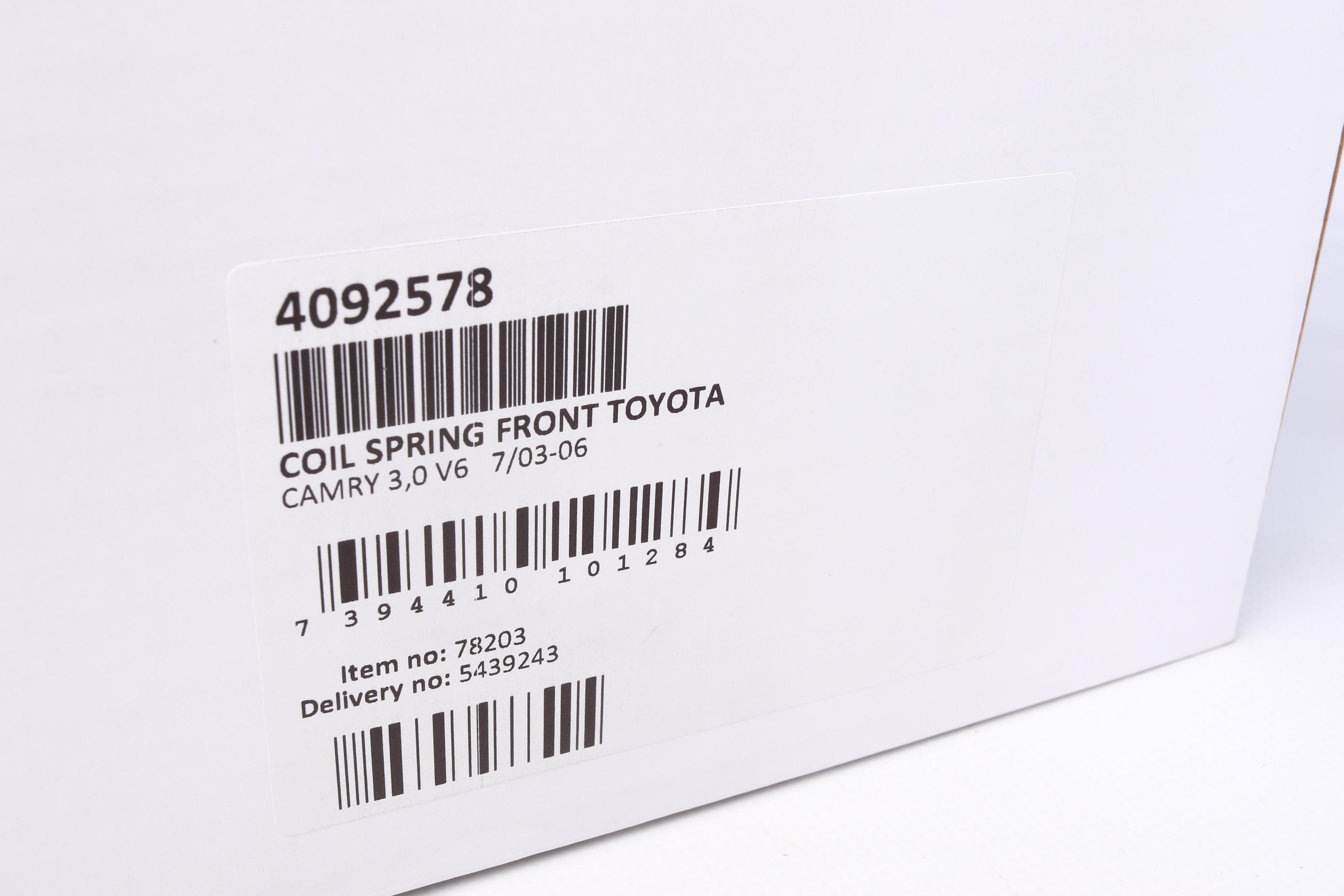 Пружина (передня) Toyota Camry V3 3.0 03-06 (седан)