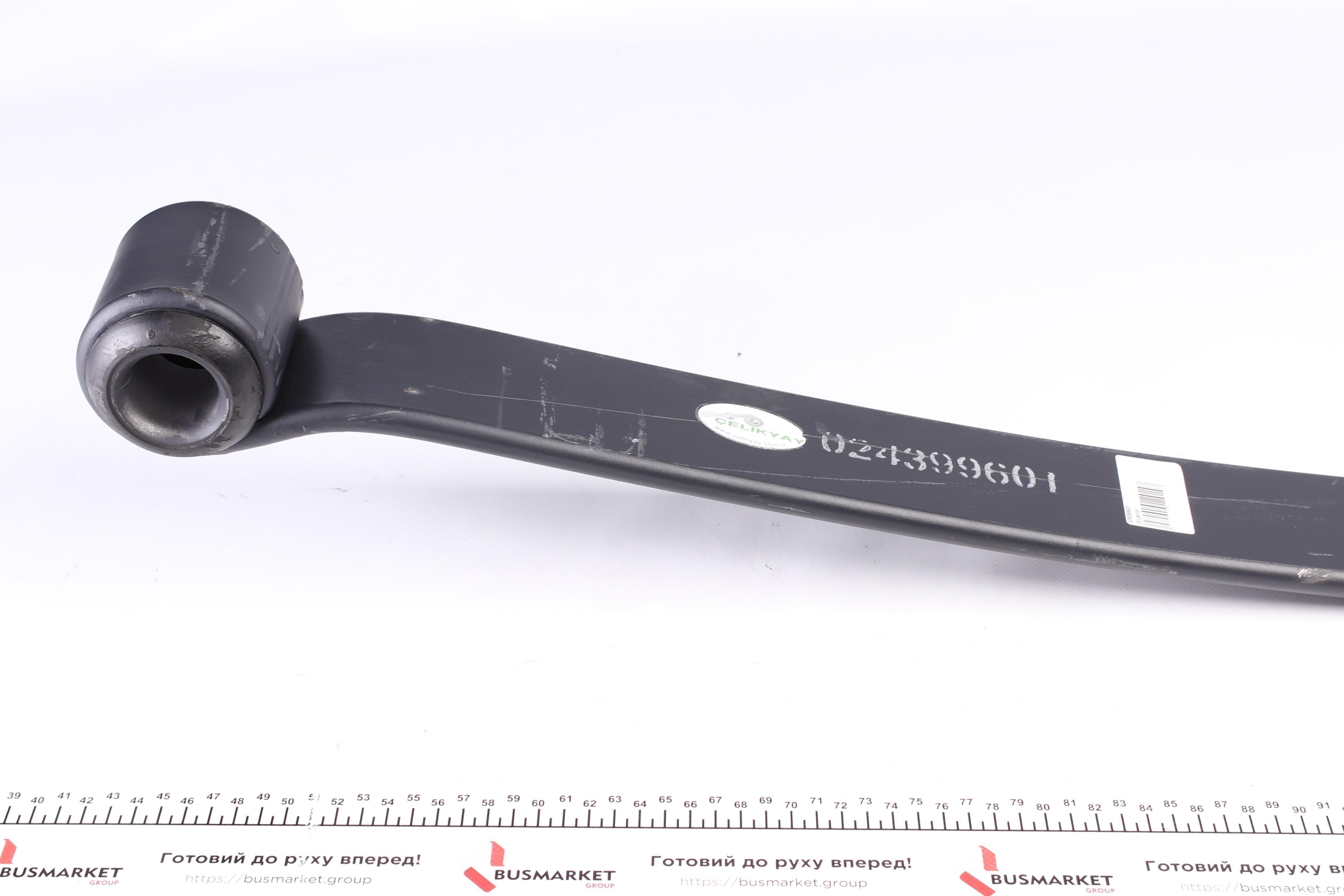 Ресора задня коренева MB 809-914D (відкидна кабіна) (80/790/790) (14мм)