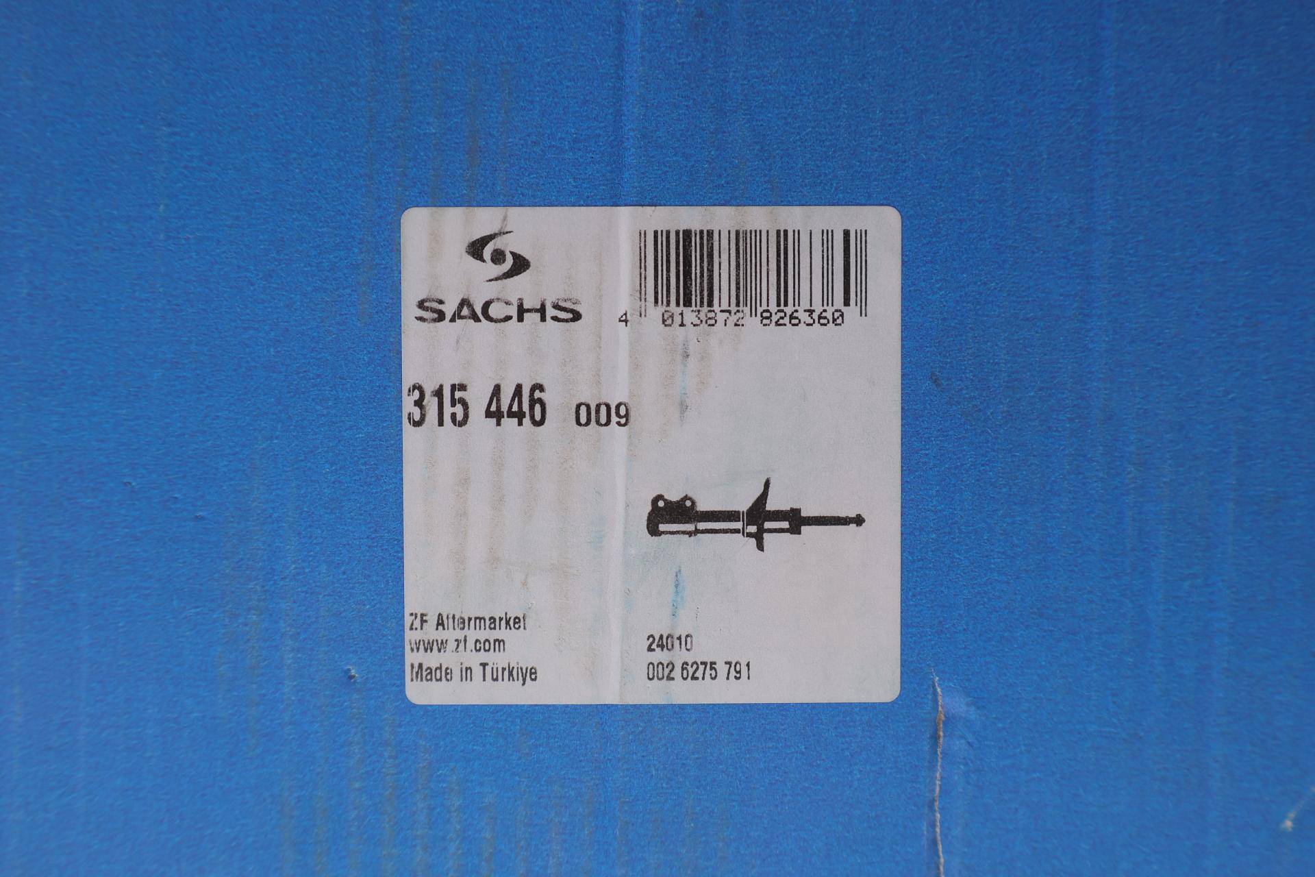 Амортизатор (передній) Citroen C3 II 1.1-1.6D 09- (R)