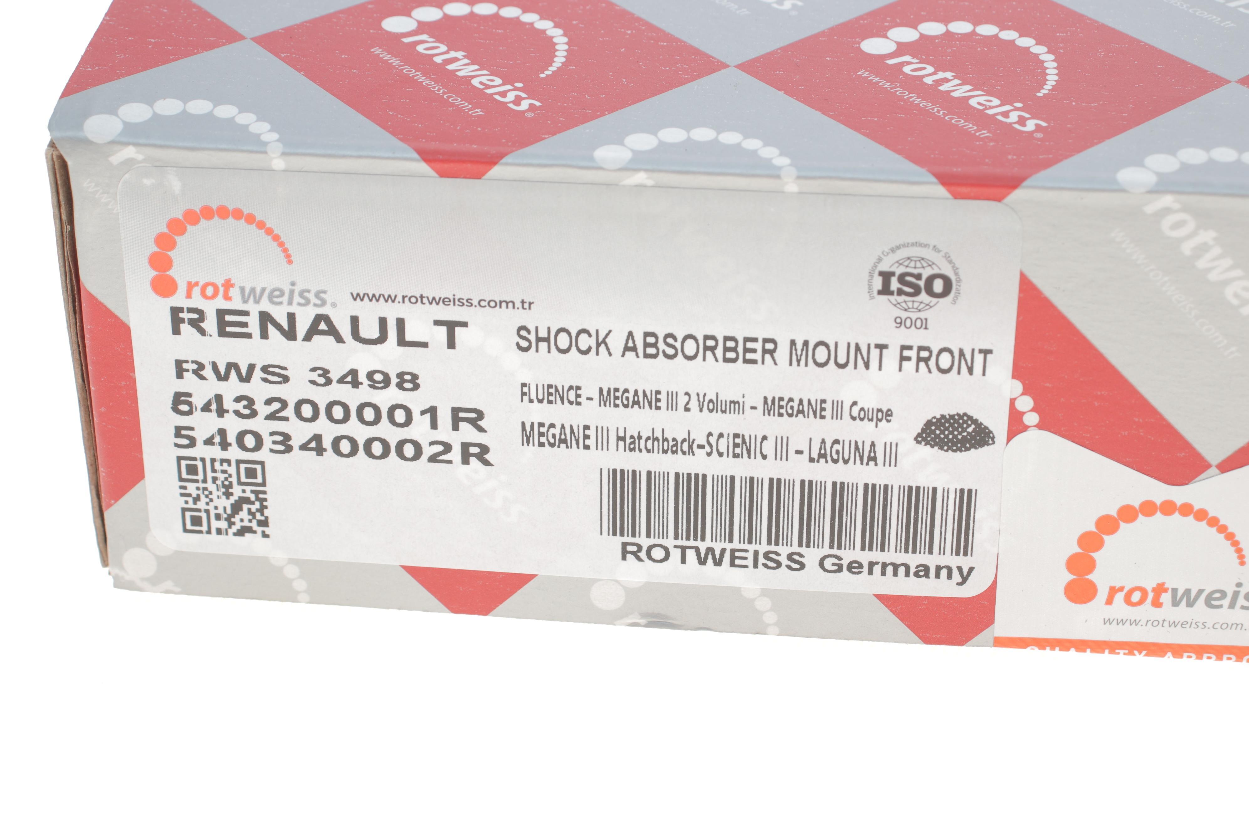 Подушка амортизатора (переднього) Renault Fluence 1.5-2.0 10-