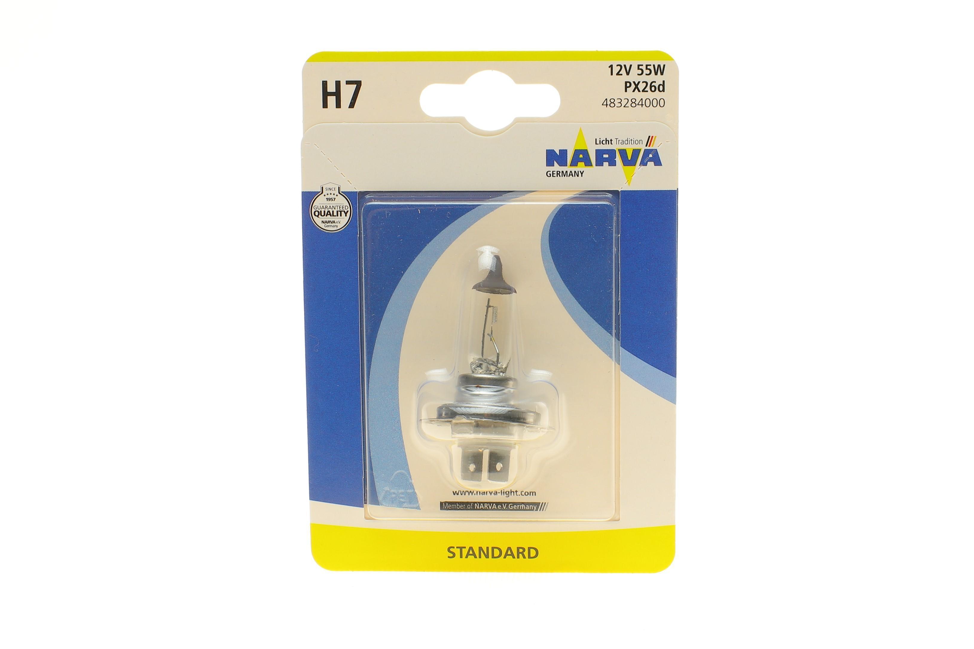 Автолампа H7 12V 55W PX26d Standard (блістер/1шт)