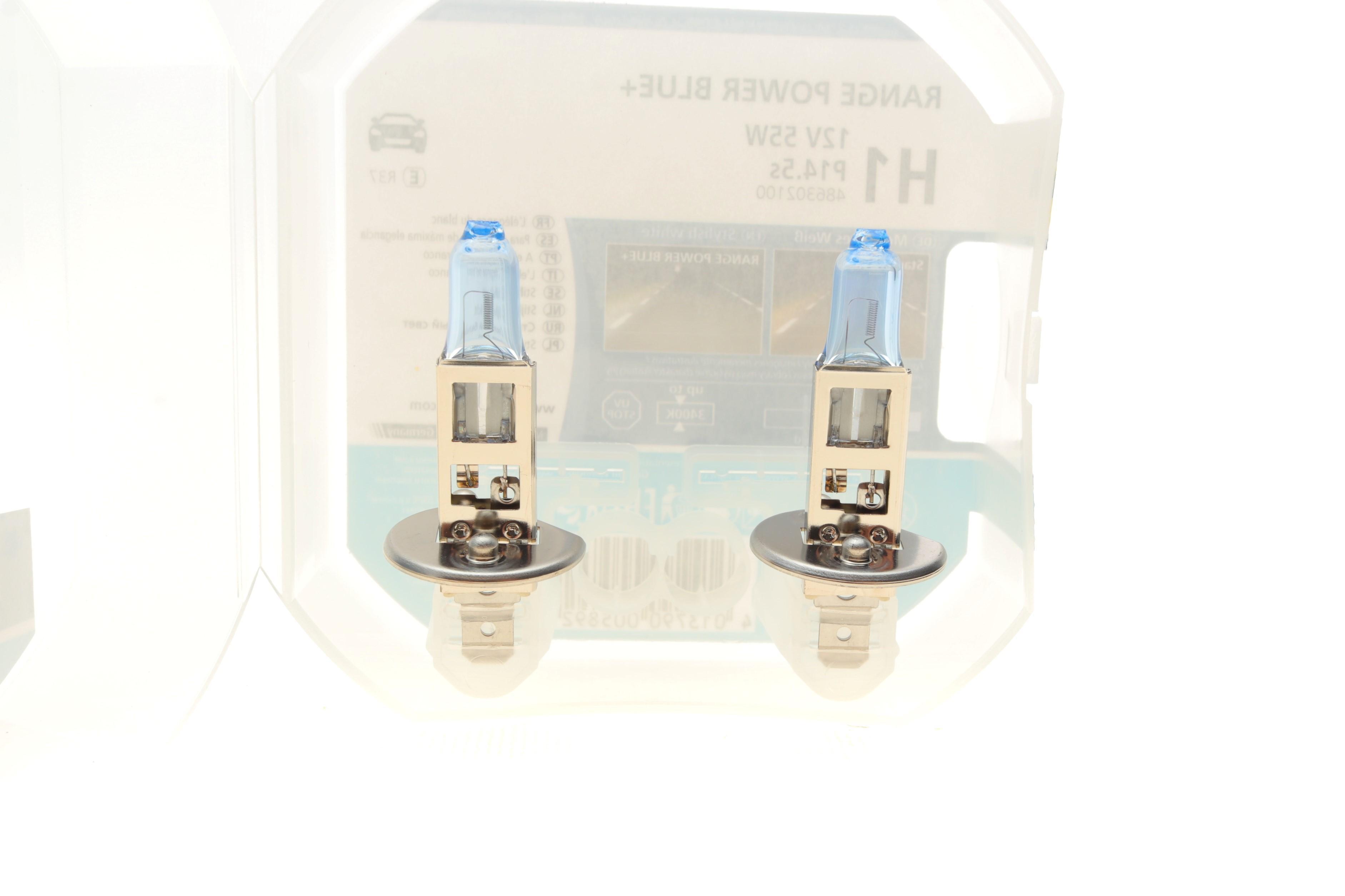 Автолампа H1 12V 55W P14.5s Range Power Blue + (3700K) (к-кт 2шт.)