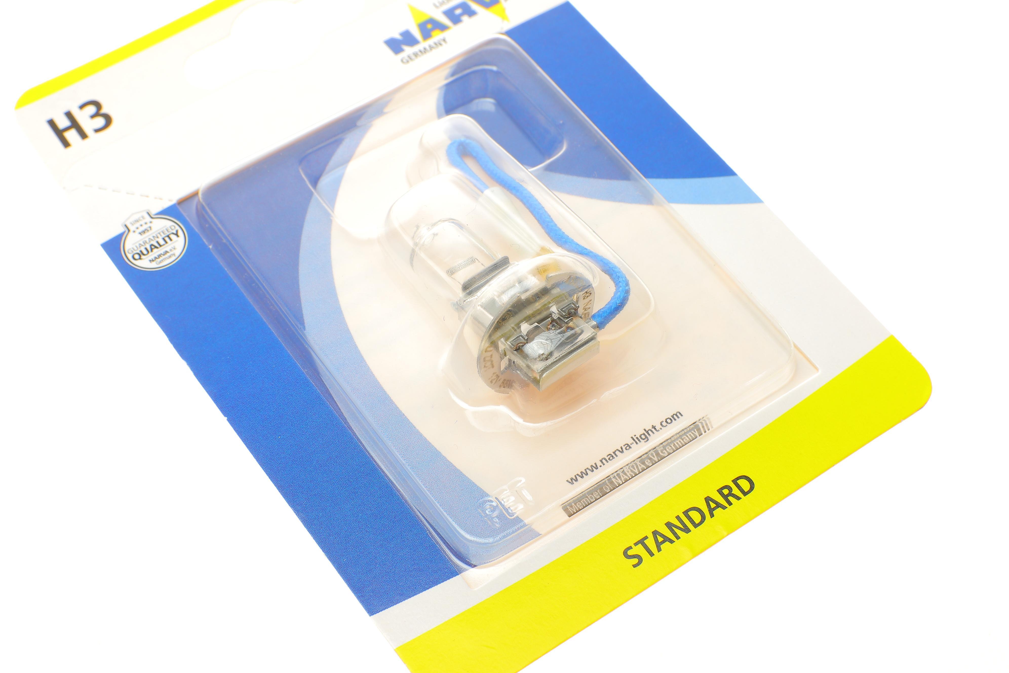 Автолампа H3 12V 55W PK22s Standard (блістер/1шт)