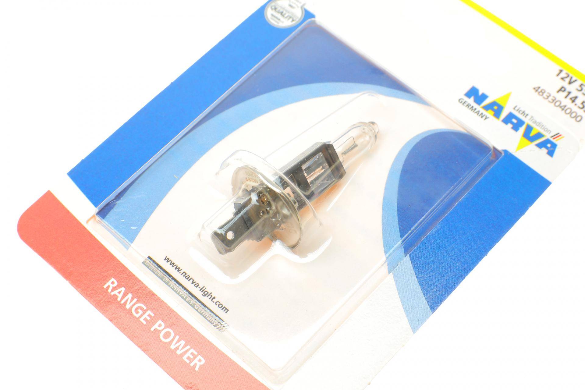 Автолампа H1 12V 55W P14.5s Range Power (+ 30%) (блістер/1шт)