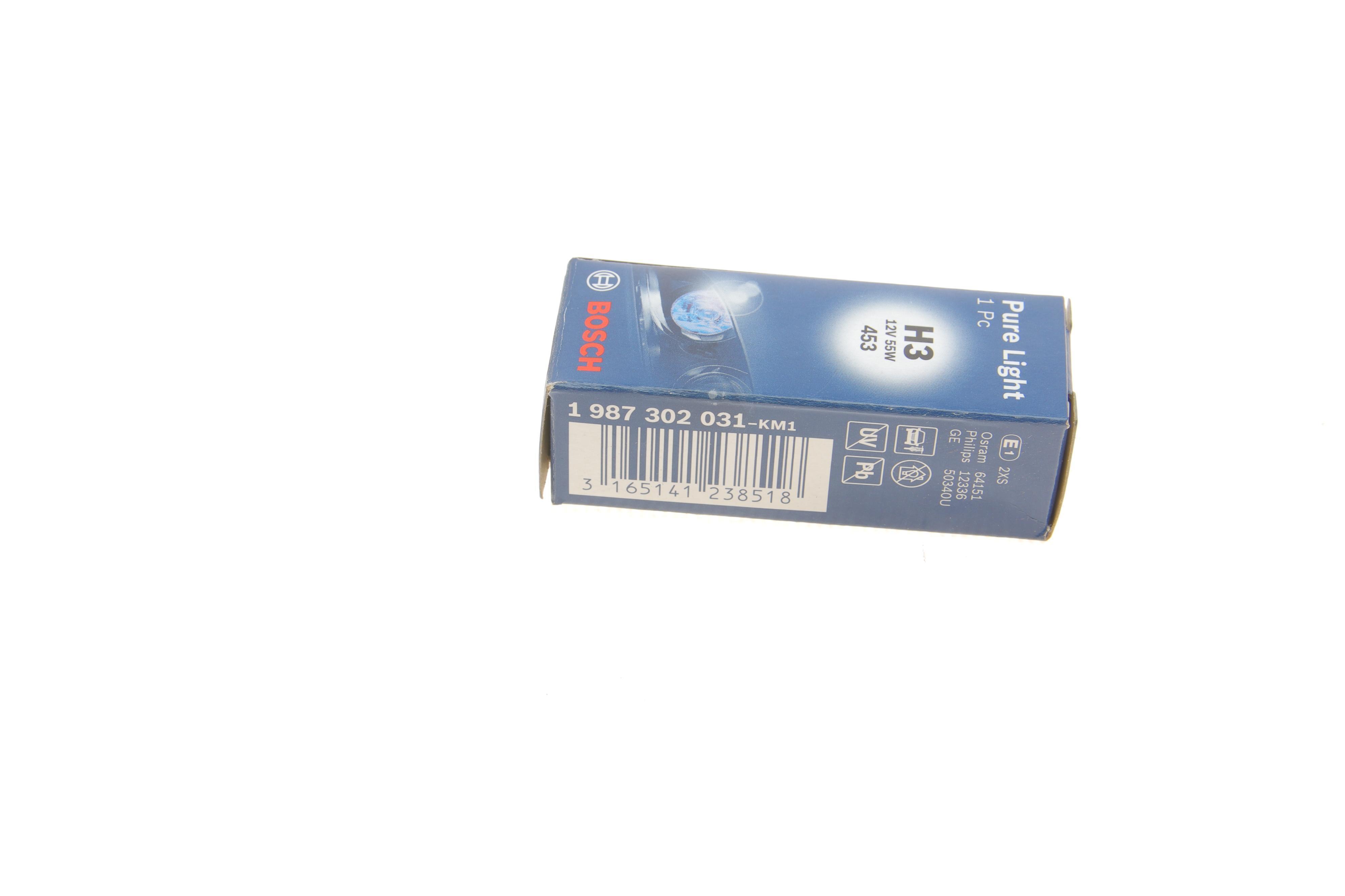 Автолампа H3 12V 55W PK22s Pure Light