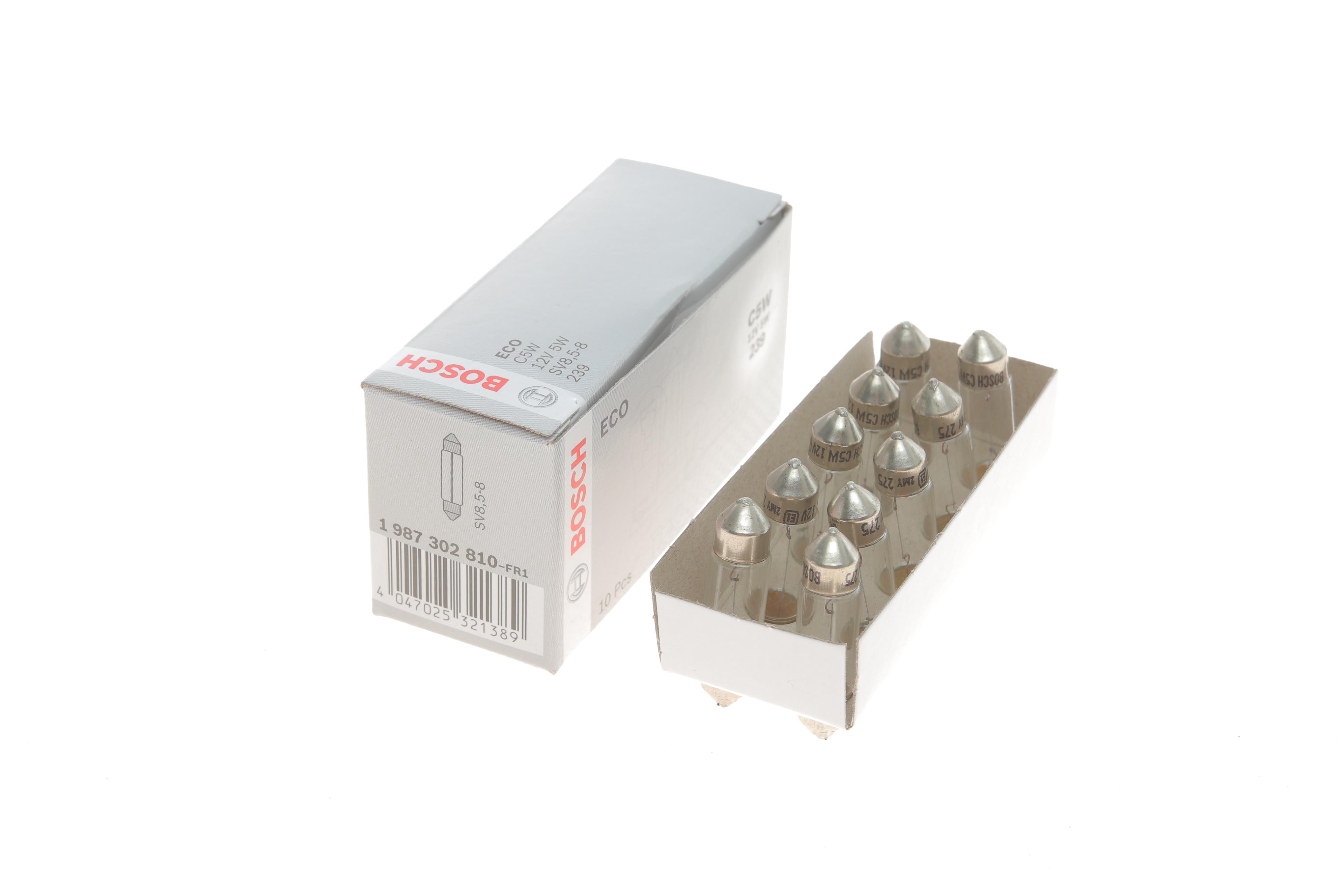 Автолампа C5W 12V 5W SV8.5-8 ECO (пальчик 35мм)