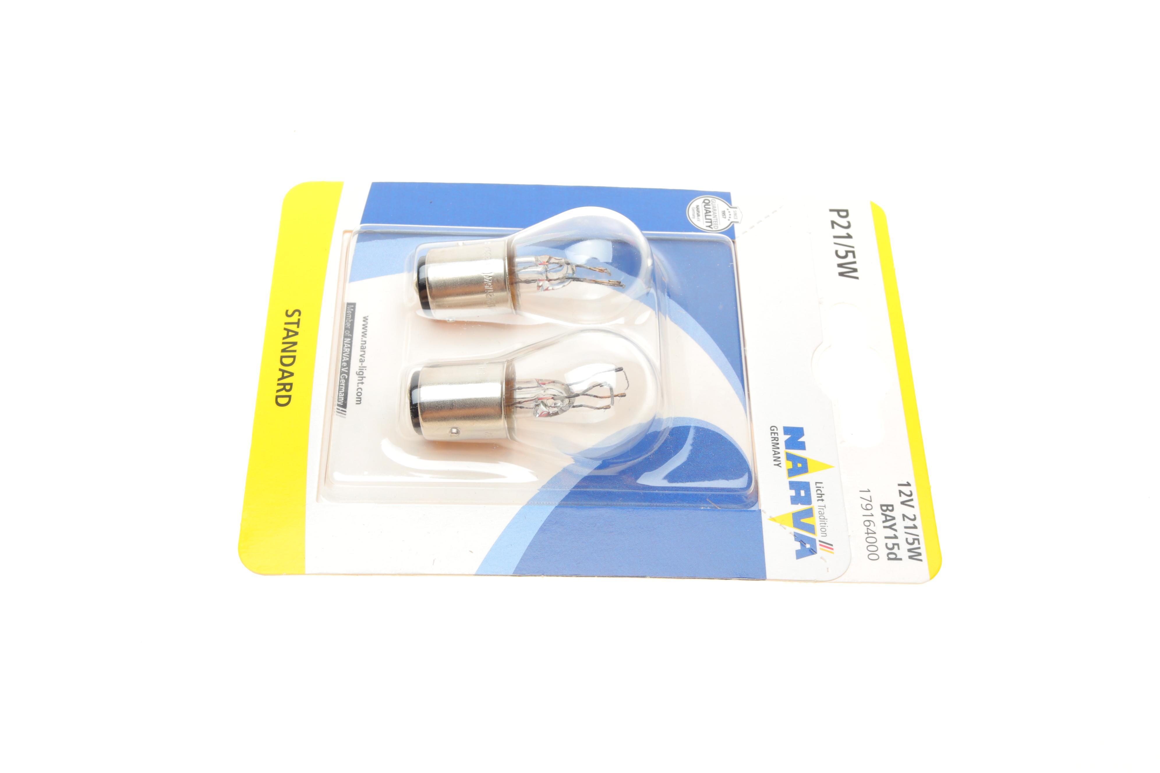 Автолампа P21/5W 12V 21/5W BAY15d Standard (блістер/к-кт 2 шт.)