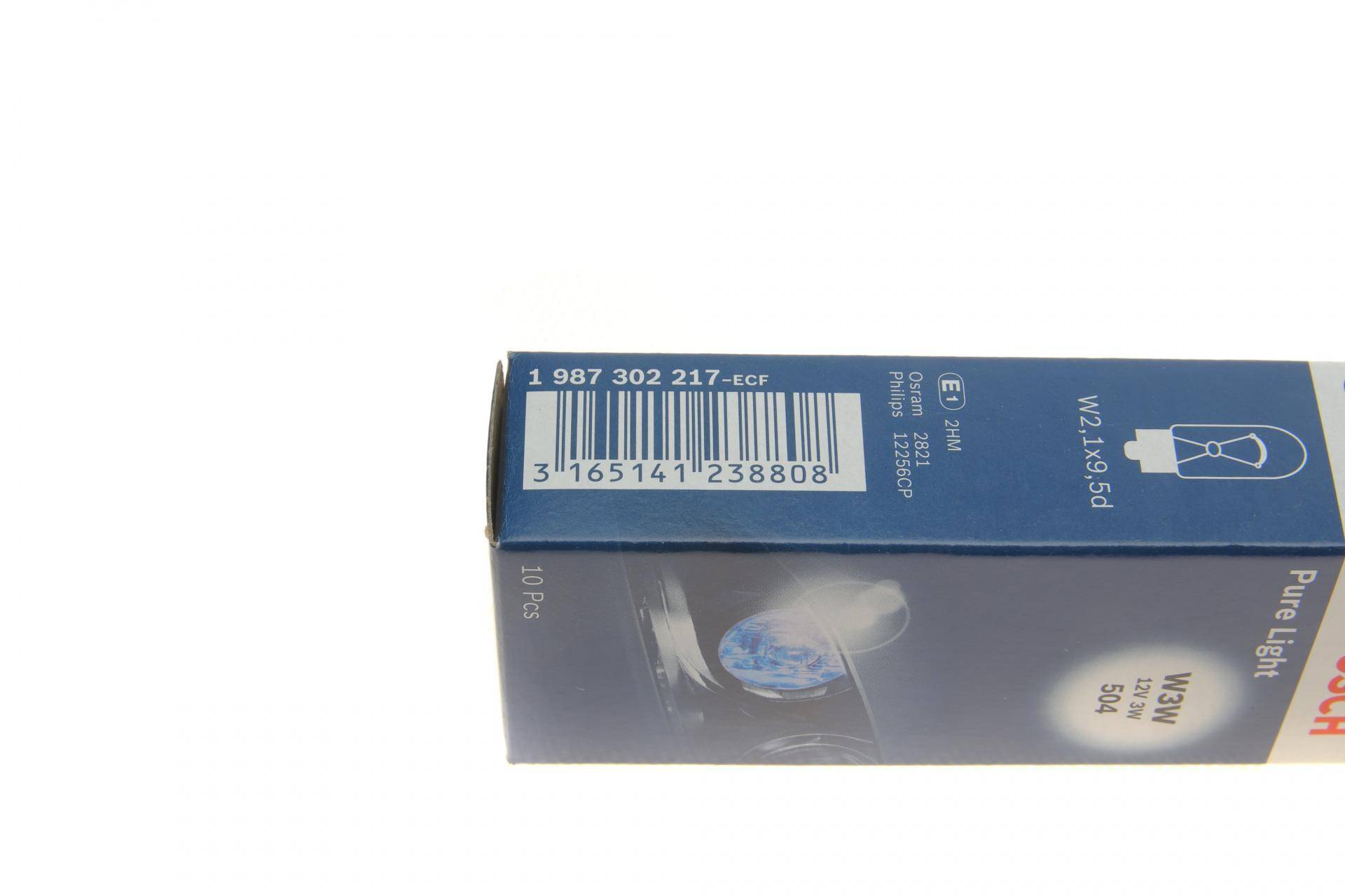 Автолампа W3W 12V 3W W2.1x9.5d (габарит, щиток приладів) (без цоколя)