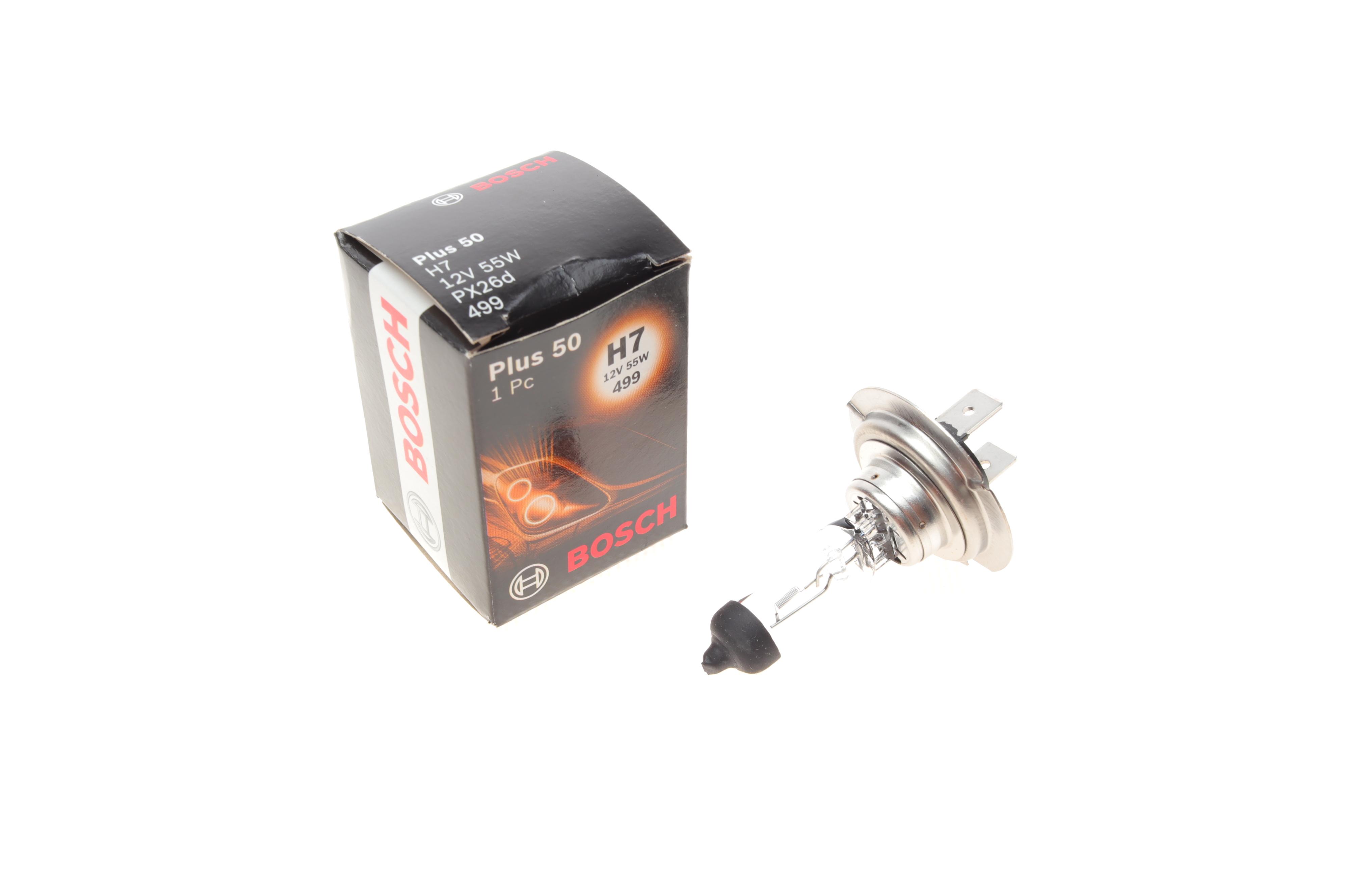 Автолампа H7 12V 55W PX26d Plus 50%