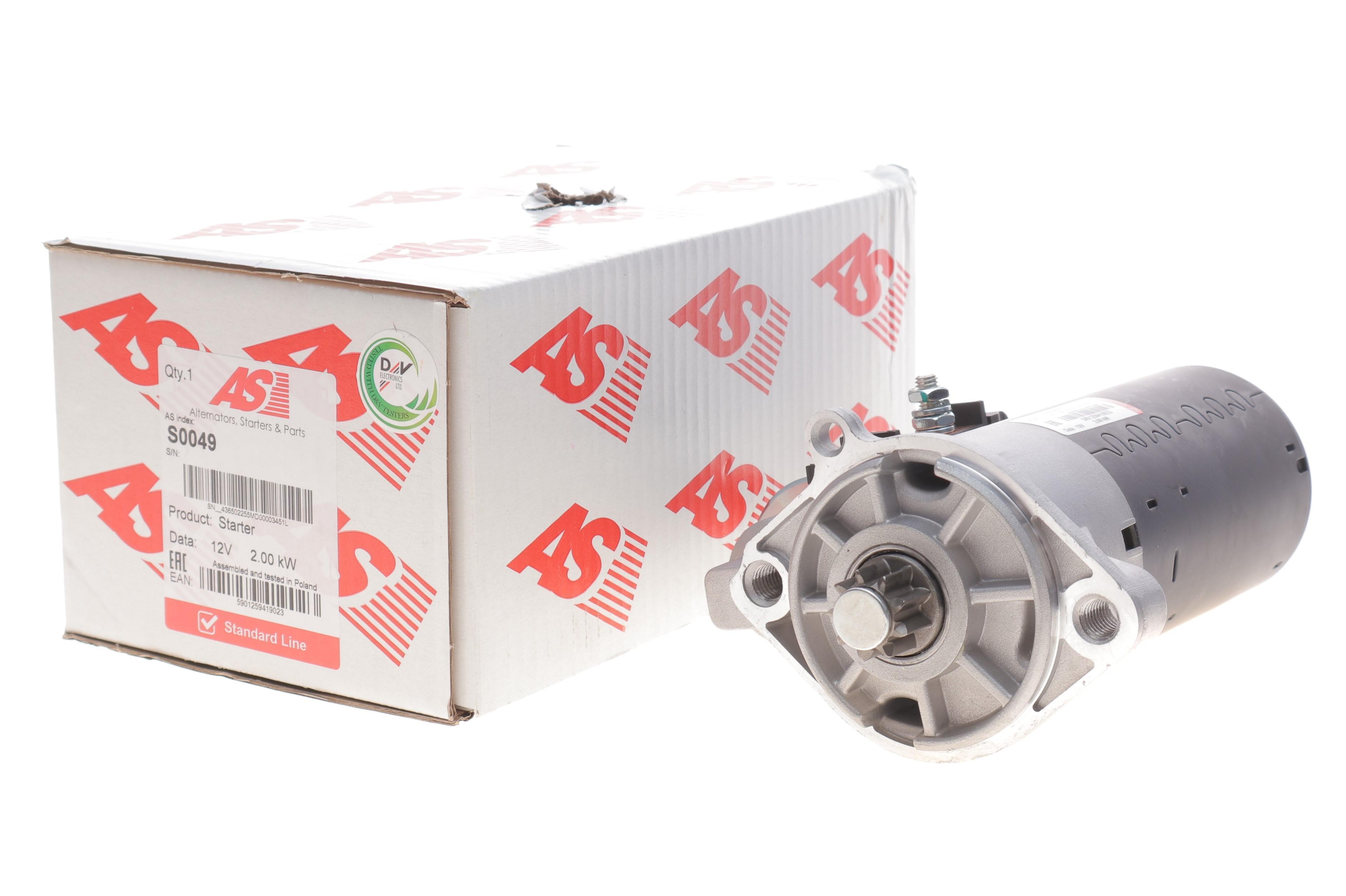 Стартер VW LT 2.5TDI 96-06 (2kw) (z=9)