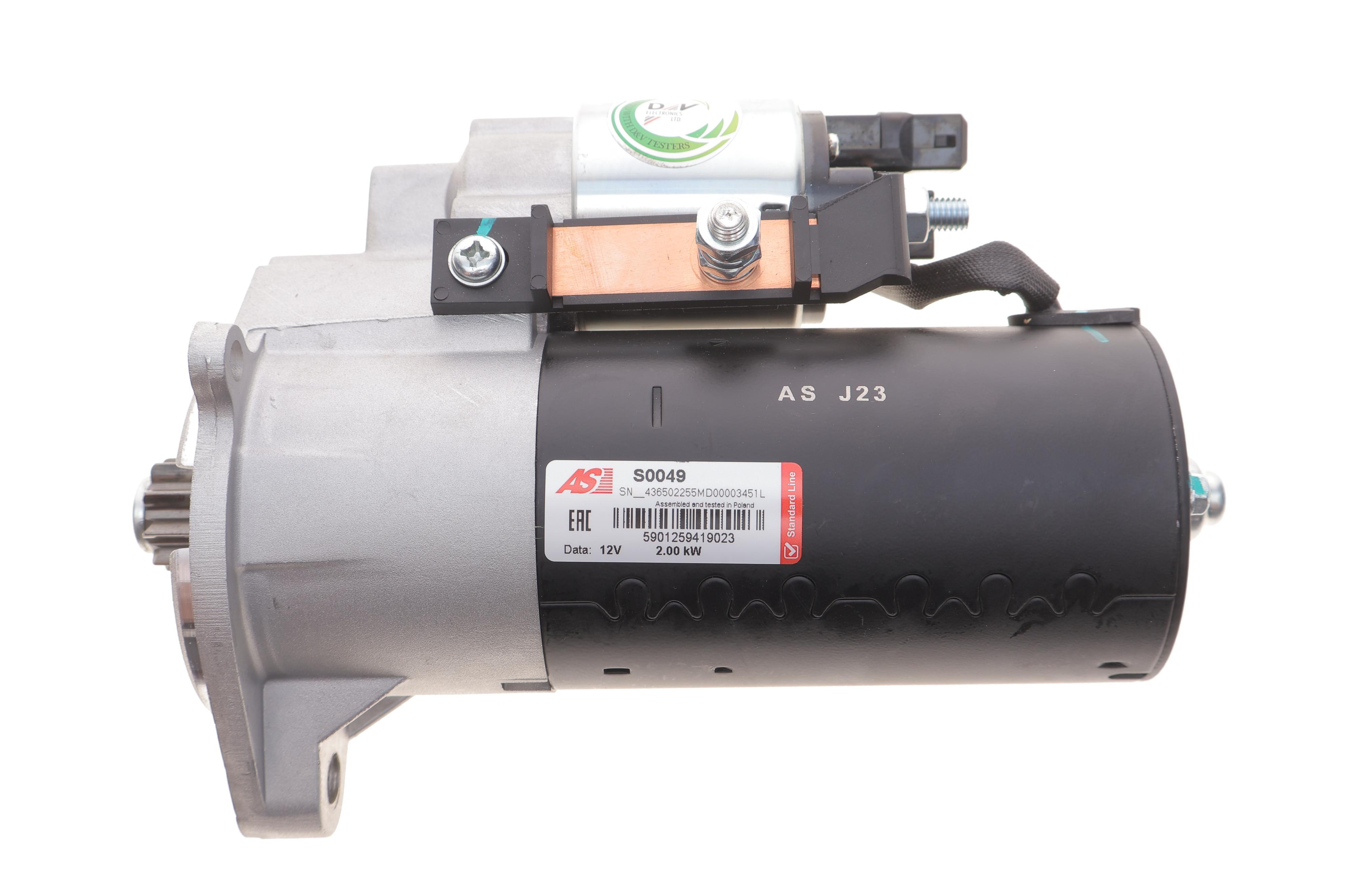 Стартер VW LT 2.5TDI 96-06 (2kw) (z=9)