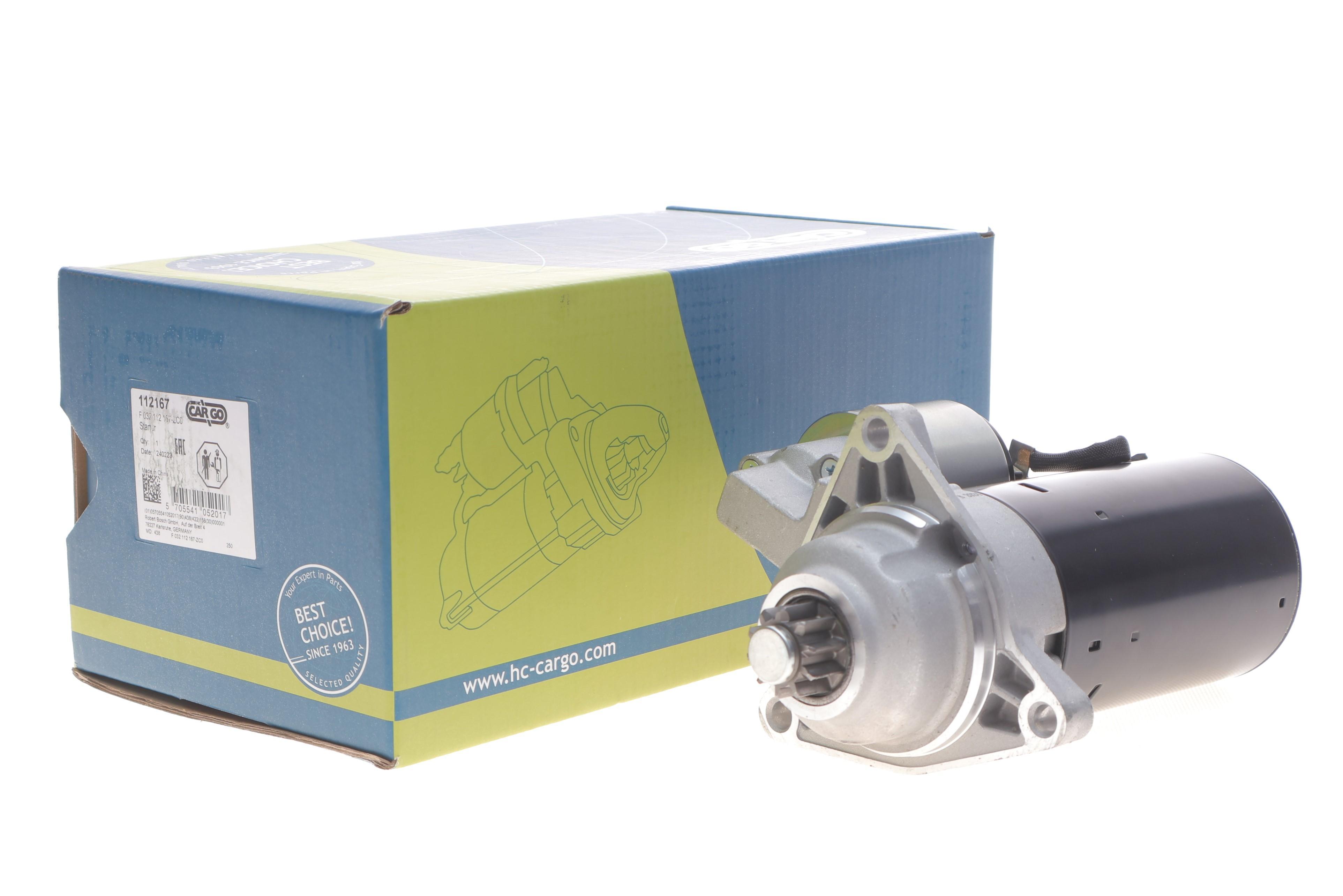 Стартер VW T4 1.9D-2.5D/2.5 90-03 (12V/2.2kw) (z=10) = 112167