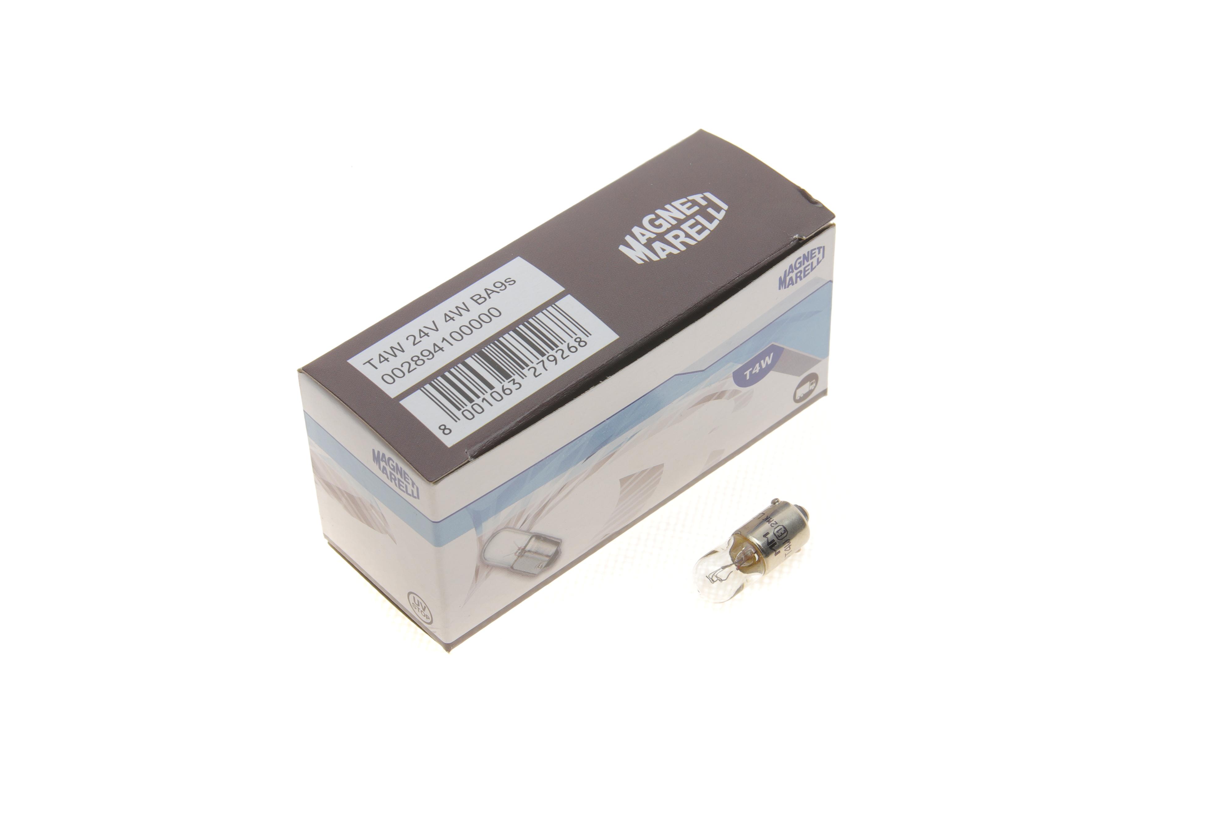 Автолампа T4W 24V 4W BA9s Standard 24V (T4W 24V)