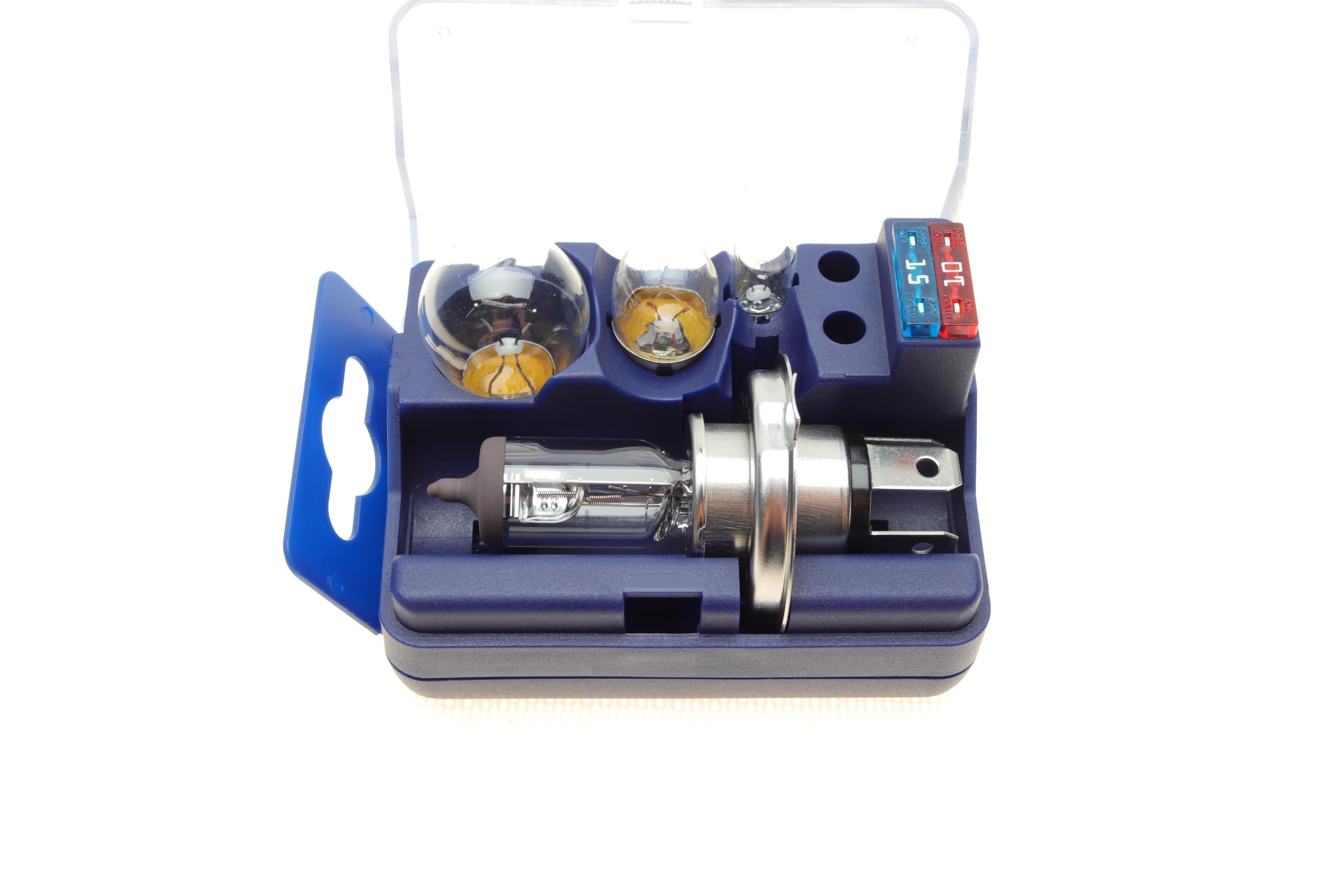 Комплект лампочок H4 12V (P21W ,R5W. T4W + 2 запобіжника)